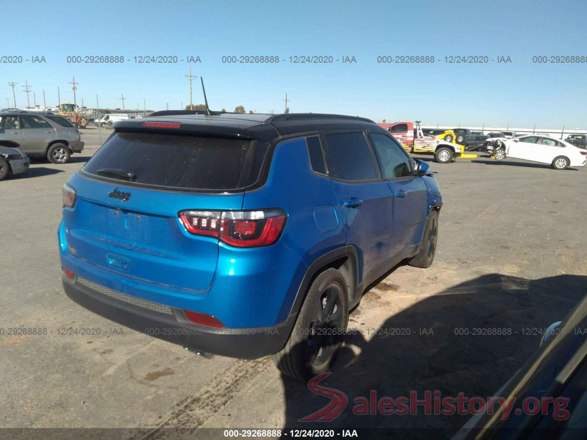 3C4NJCBB2LT121316 2020 JEEP COMPASS