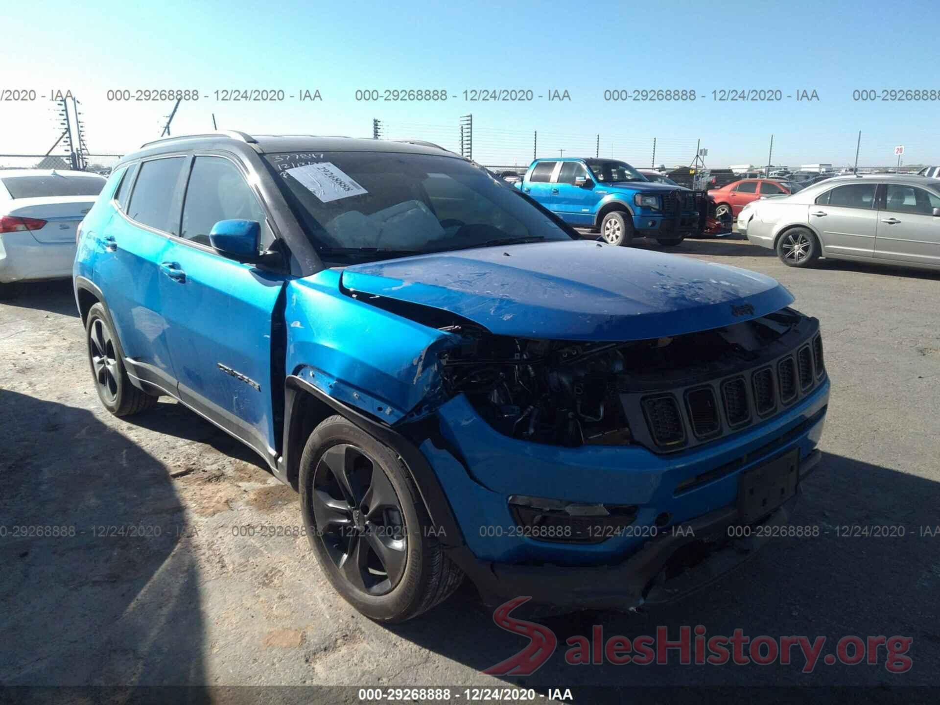 3C4NJCBB2LT121316 2020 JEEP COMPASS