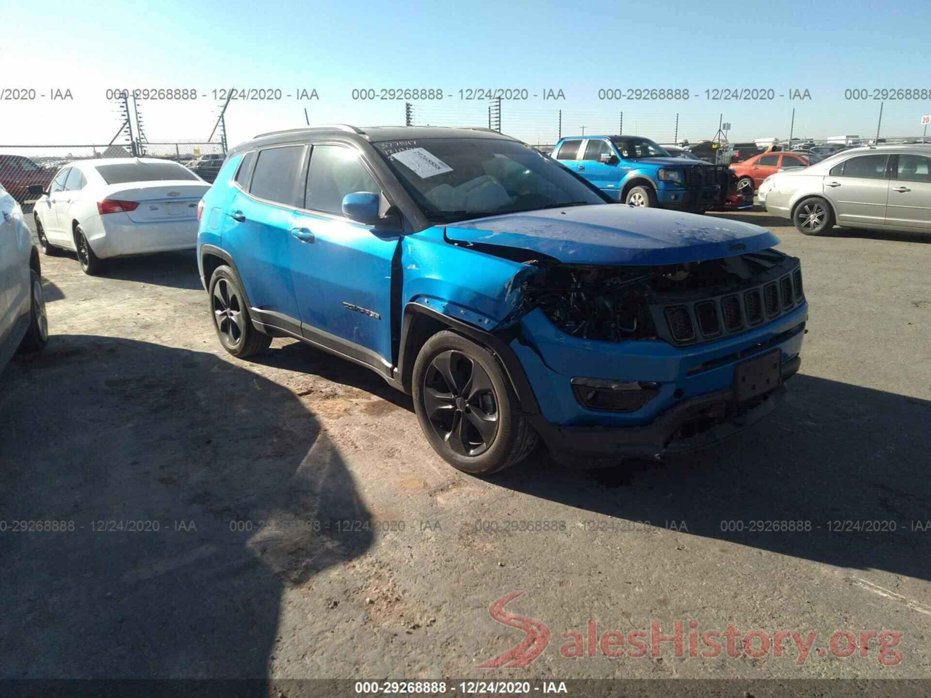 3C4NJCBB2LT121316 2020 JEEP COMPASS