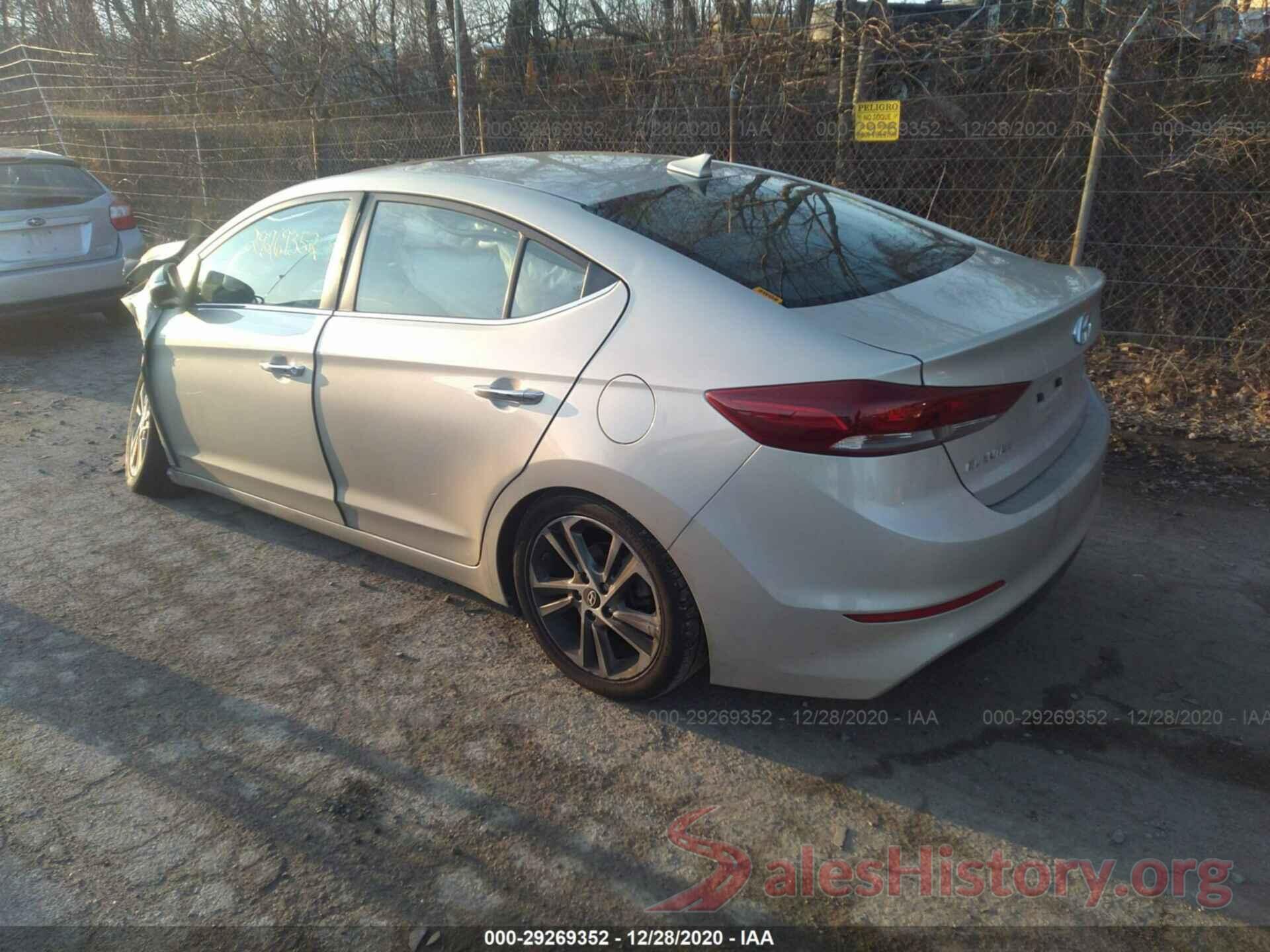 5NPD84LF2HH035302 2017 HYUNDAI ELANTRA