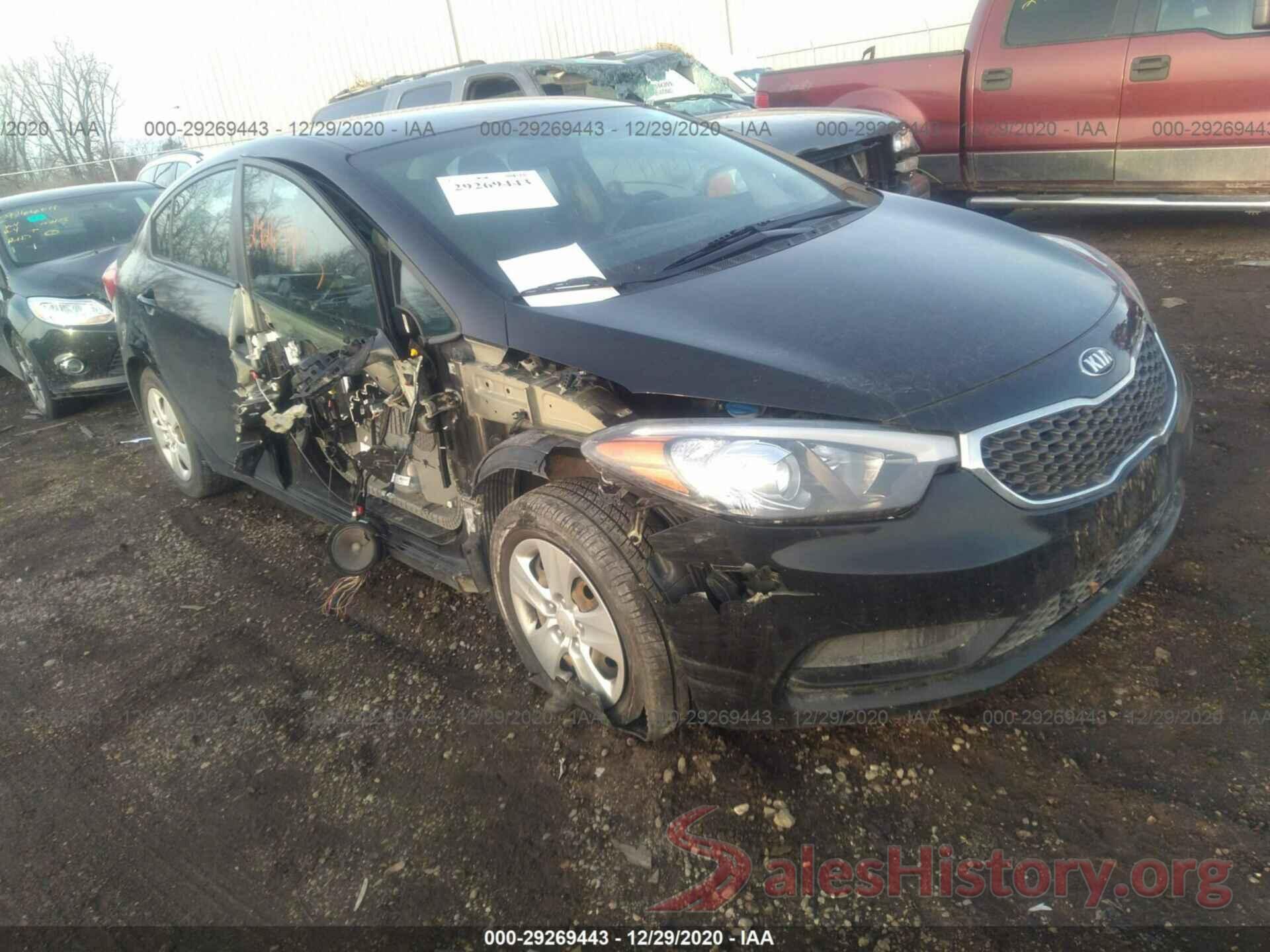 KNAFK4A65G5487401 2016 KIA FORTE