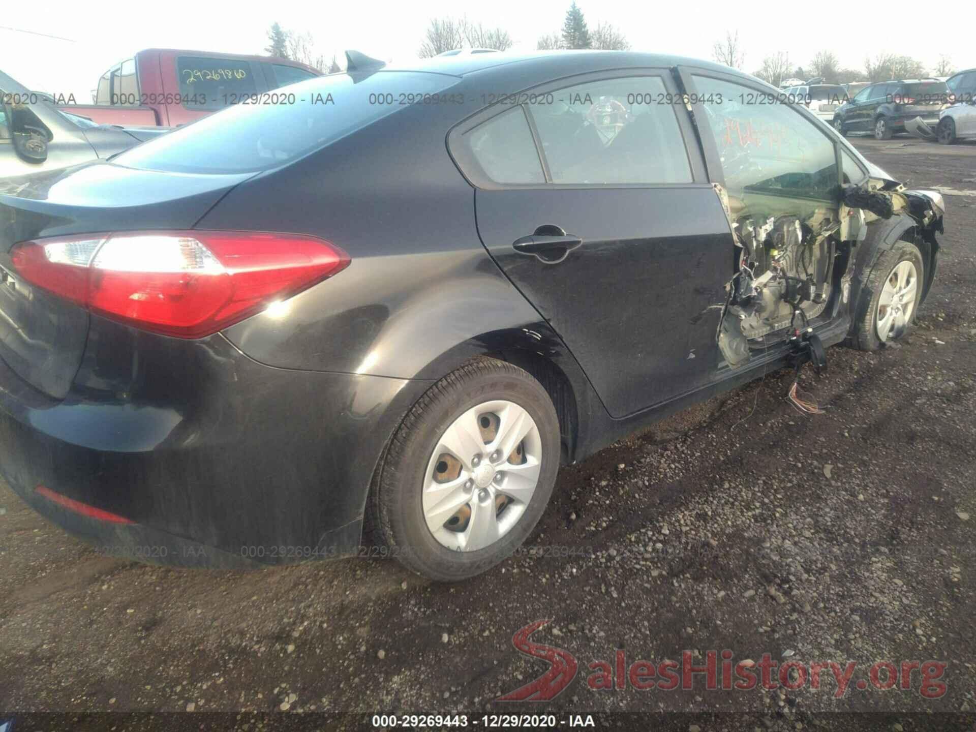 KNAFK4A65G5487401 2016 KIA FORTE