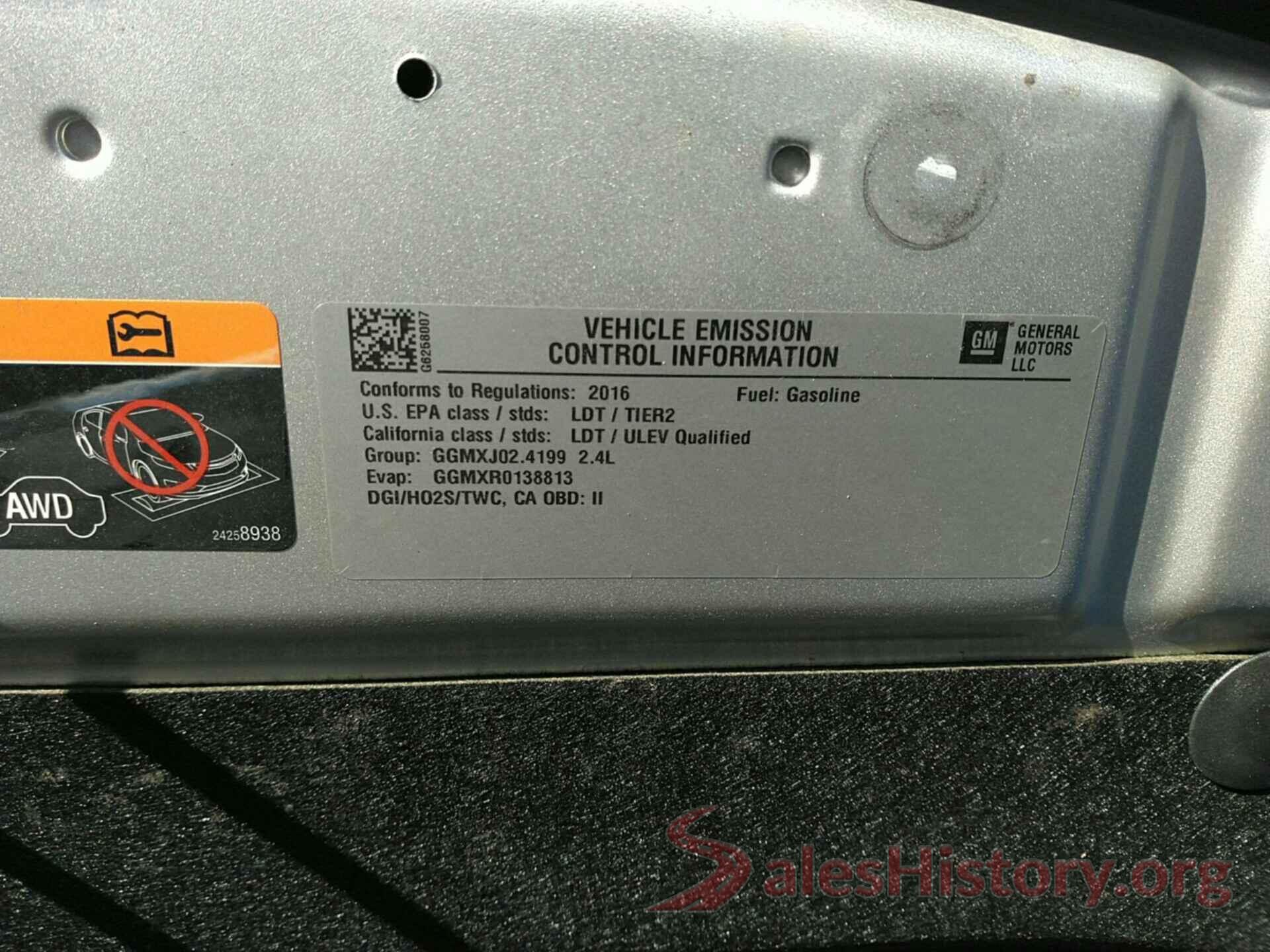 2GNFLFEK9G6258007 2016 CHEVROLET EQUINOX