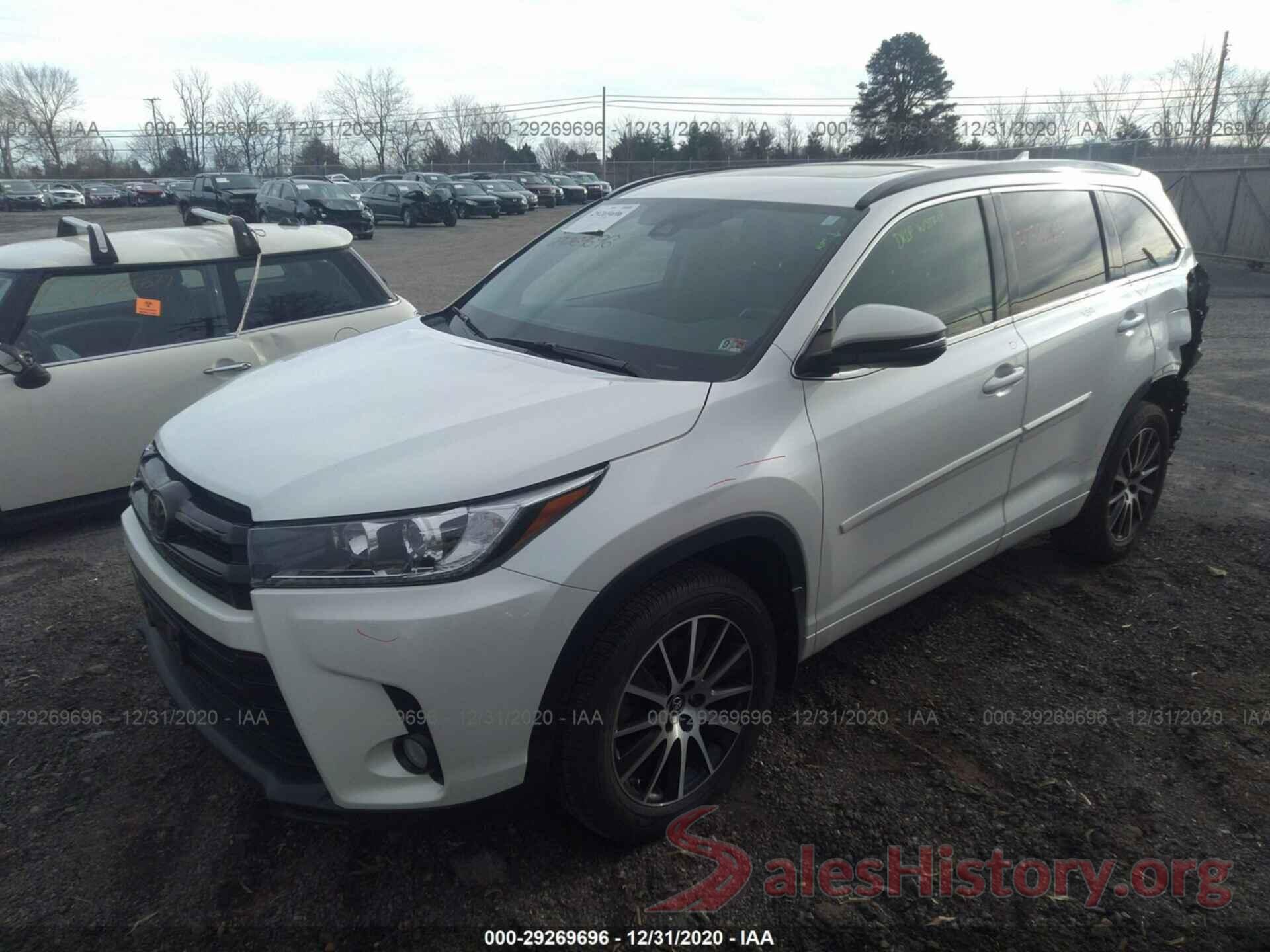 5TDJZRFH0HS461722 2017 TOYOTA HIGHLANDER