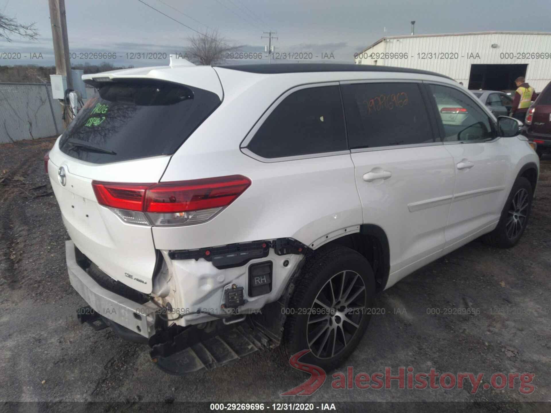 5TDJZRFH0HS461722 2017 TOYOTA HIGHLANDER