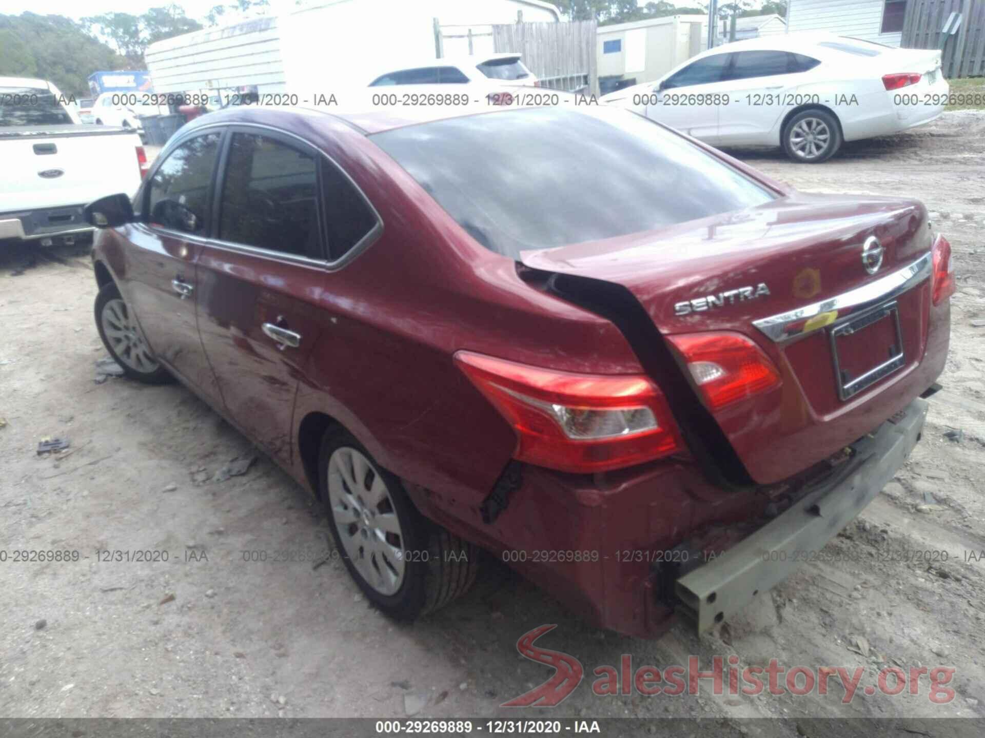 3N1AB7AP5GL645004 2016 NISSAN SENTRA