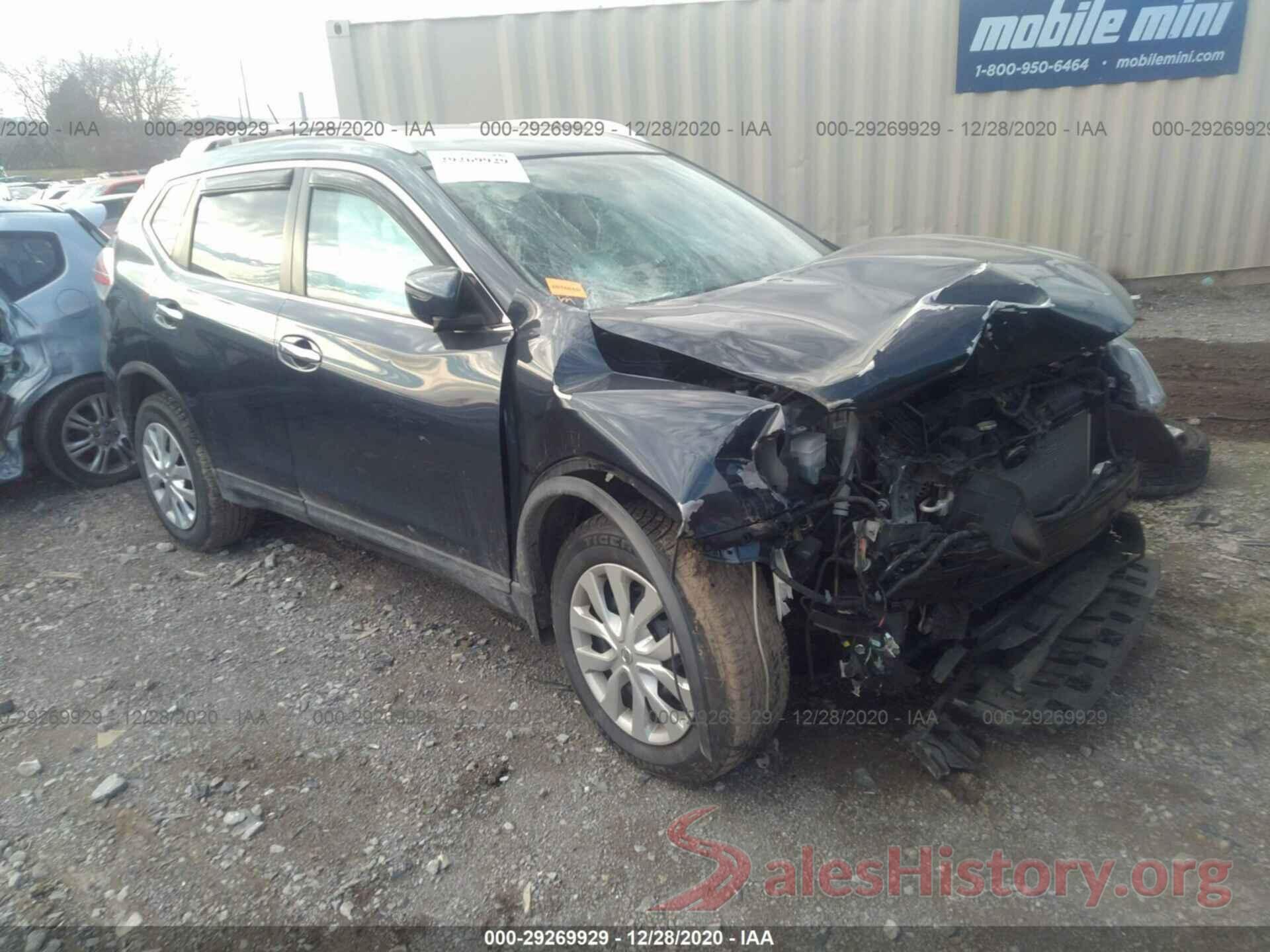 KNMAT2MT1GP662974 2016 NISSAN ROGUE