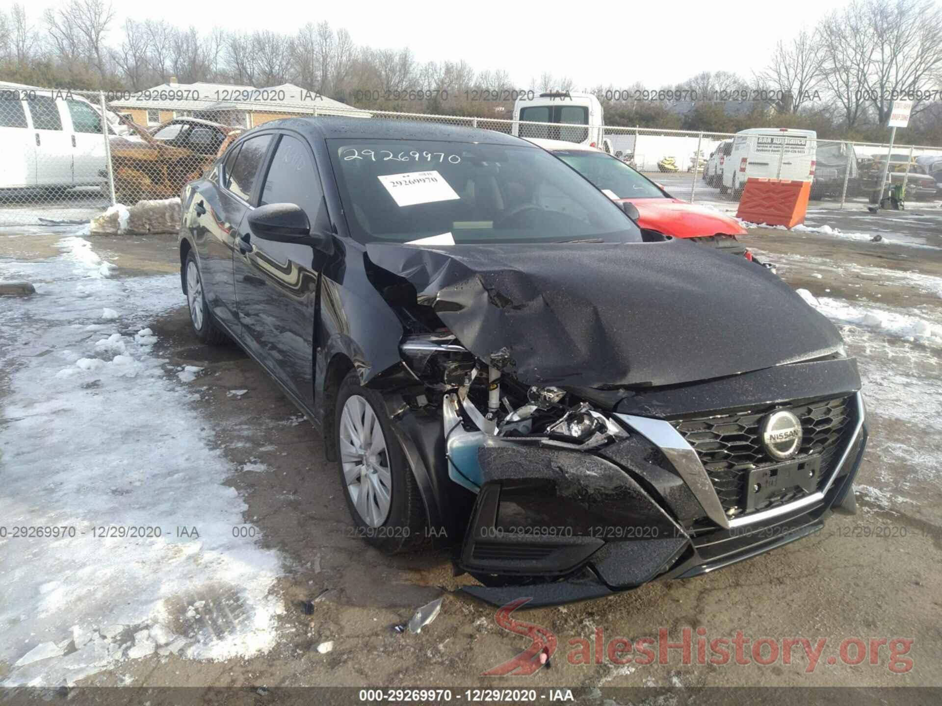 3N1AB8BV1LY228530 2020 NISSAN SENTRA