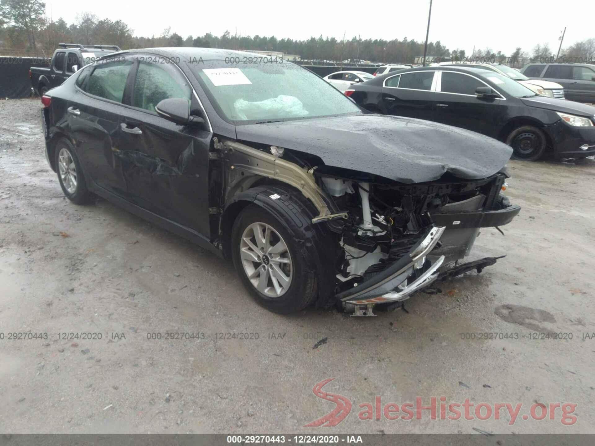 KNAGT4L31G5107488 2016 KIA OPTIMA