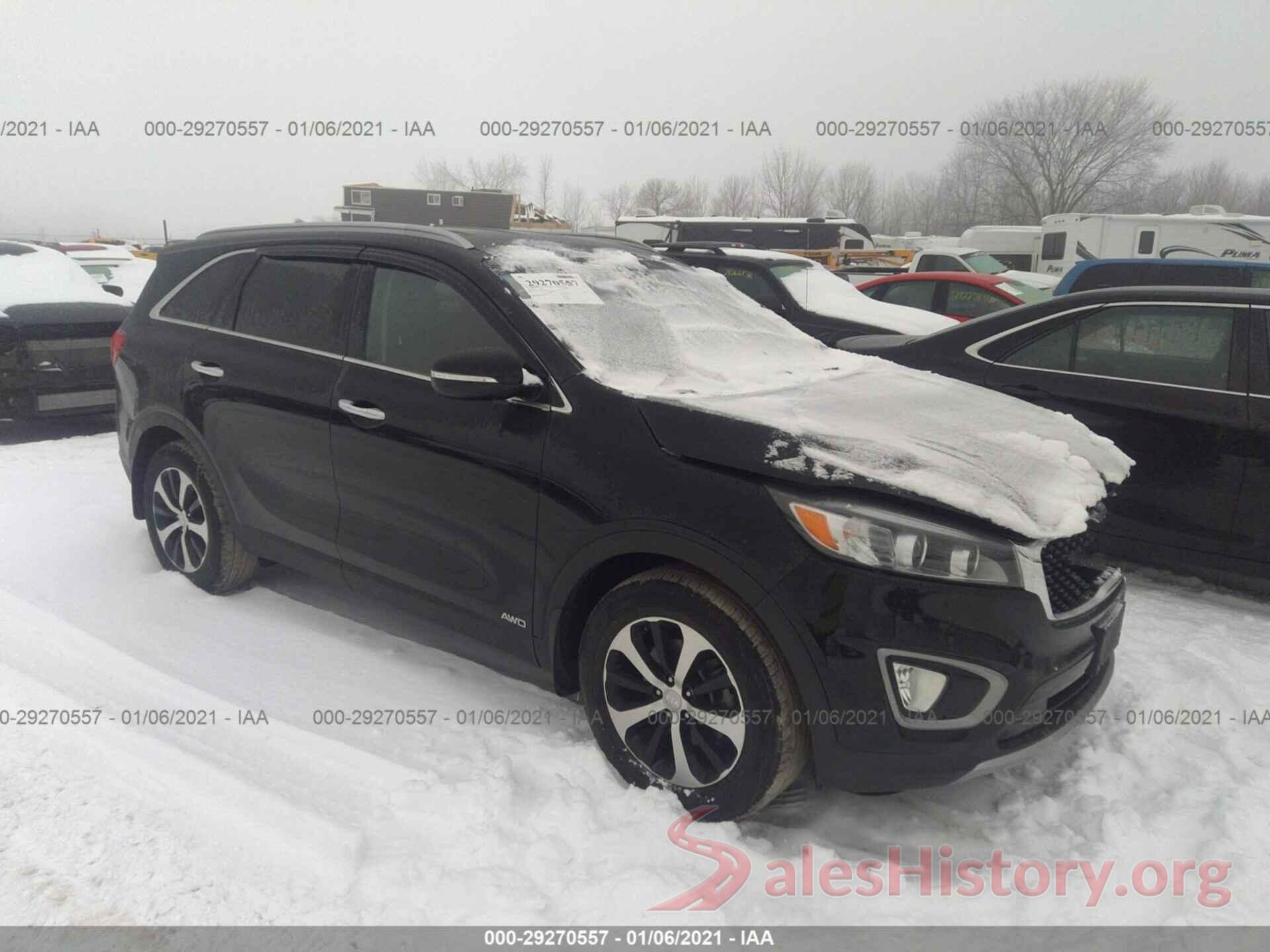 5XYPHDA1XGG006964 2016 KIA SORENTO