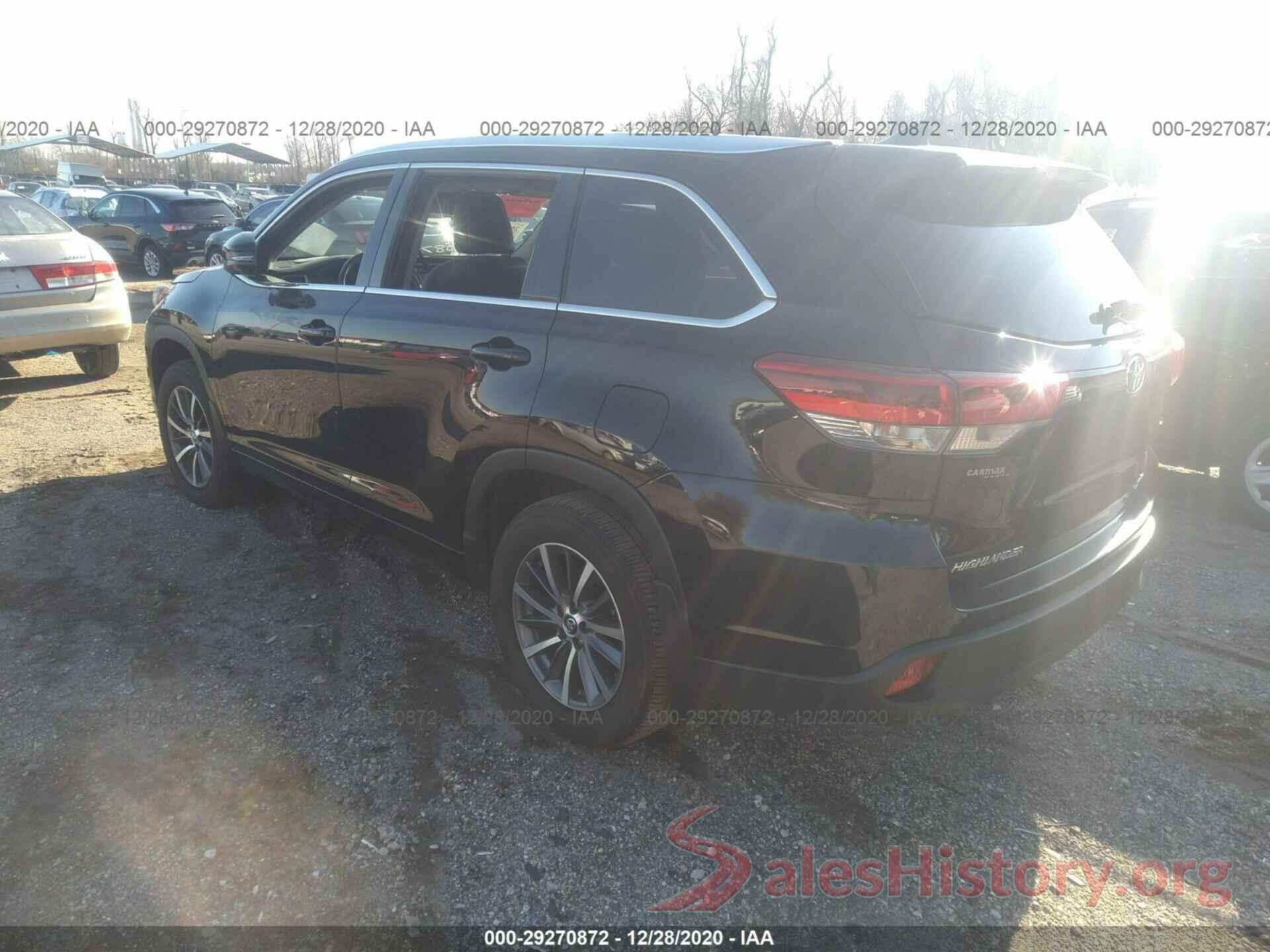 5TDJZRFH7JS523512 2018 TOYOTA HIGHLANDER