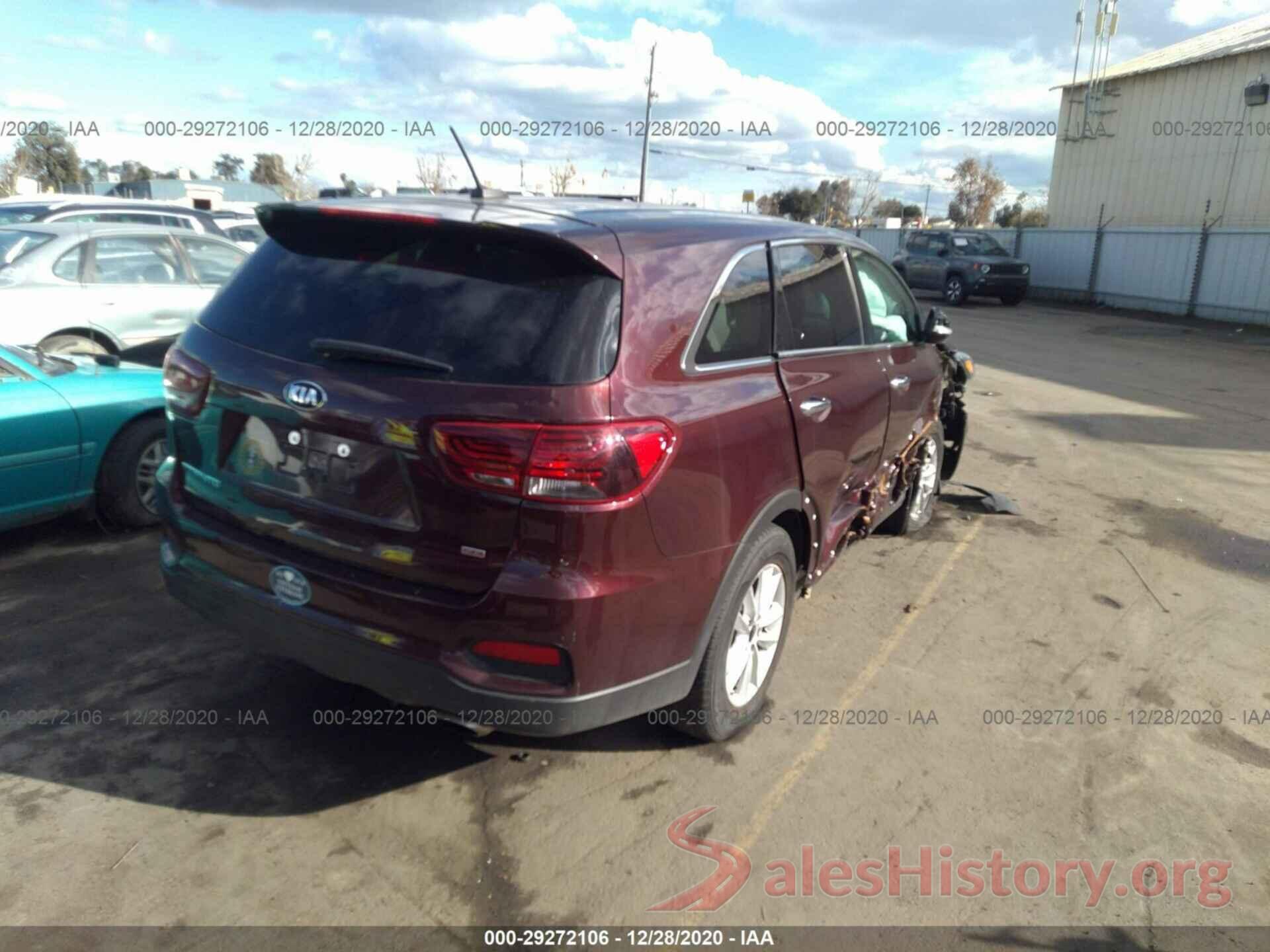 5XYPG4A34KG514604 2019 KIA SORENTO