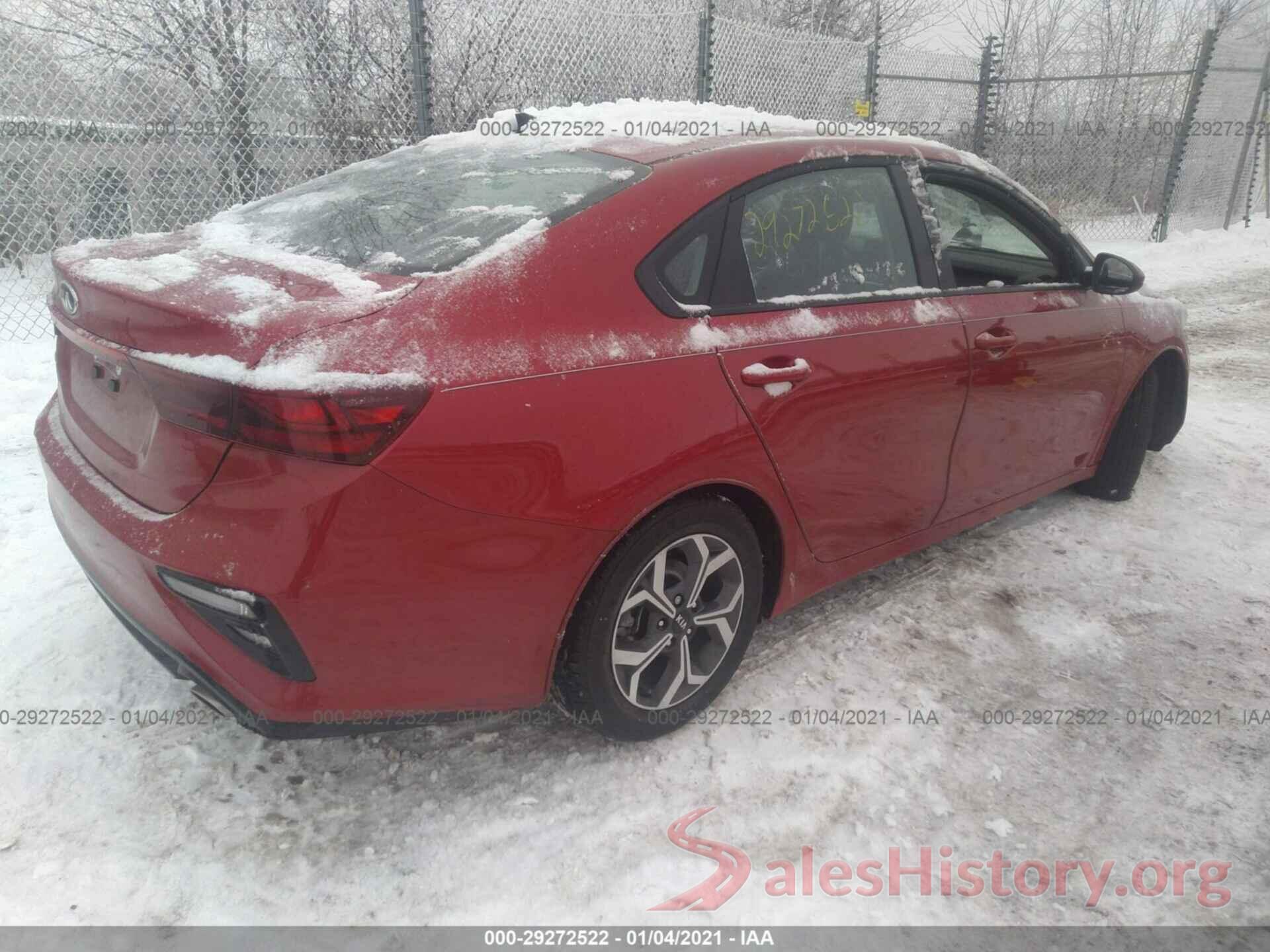 3KPF24AD0LE260942 2020 KIA FORTE