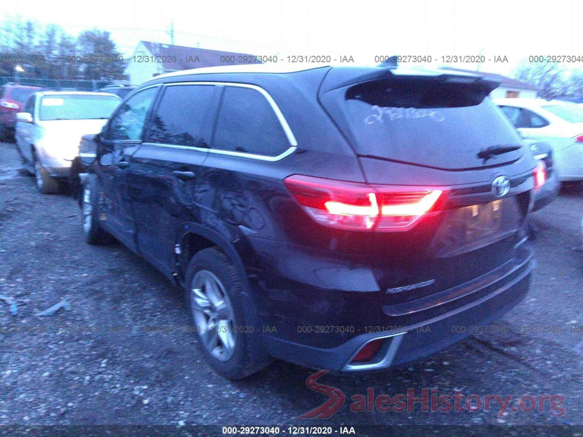 5TDDZRFH6JS872545 2018 TOYOTA HIGHLANDER