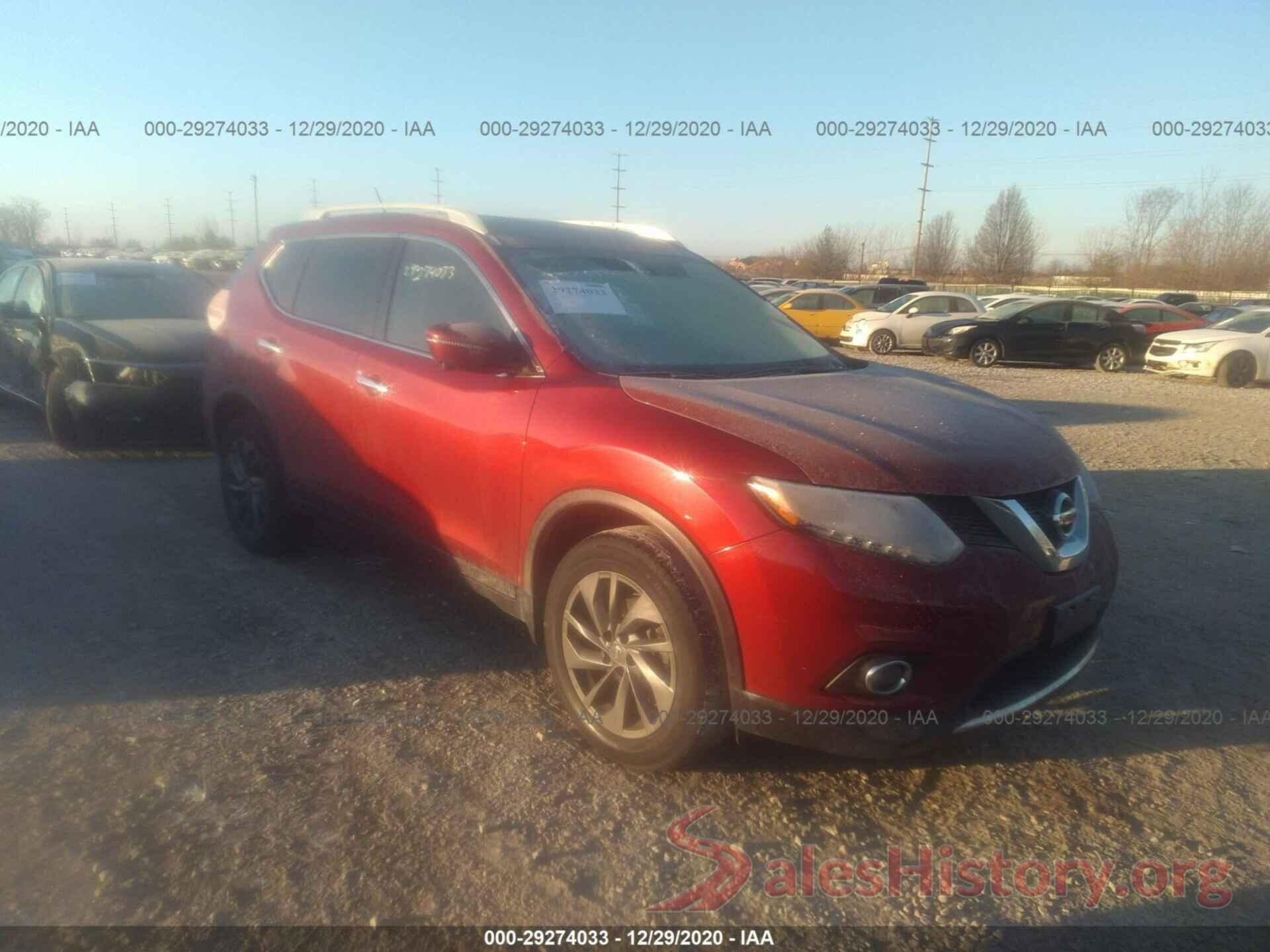 5N1AT2MV6GC898329 2016 NISSAN ROGUE