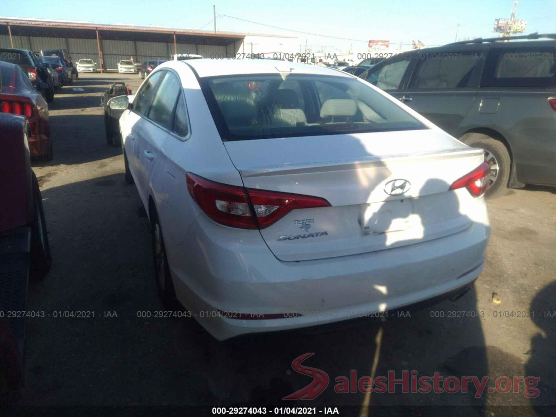 5NPE24AF5GH362087 2016 HYUNDAI SONATA