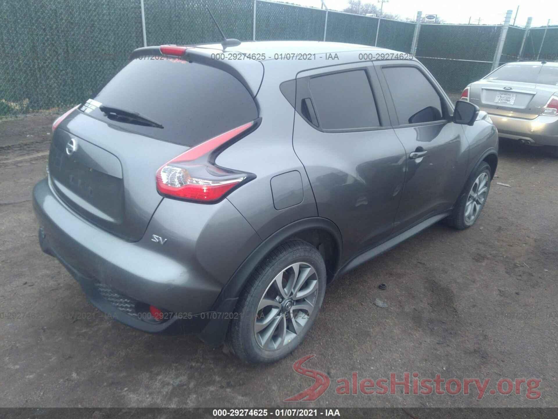 JN8AF5MR5GT601068 2016 NISSAN JUKE