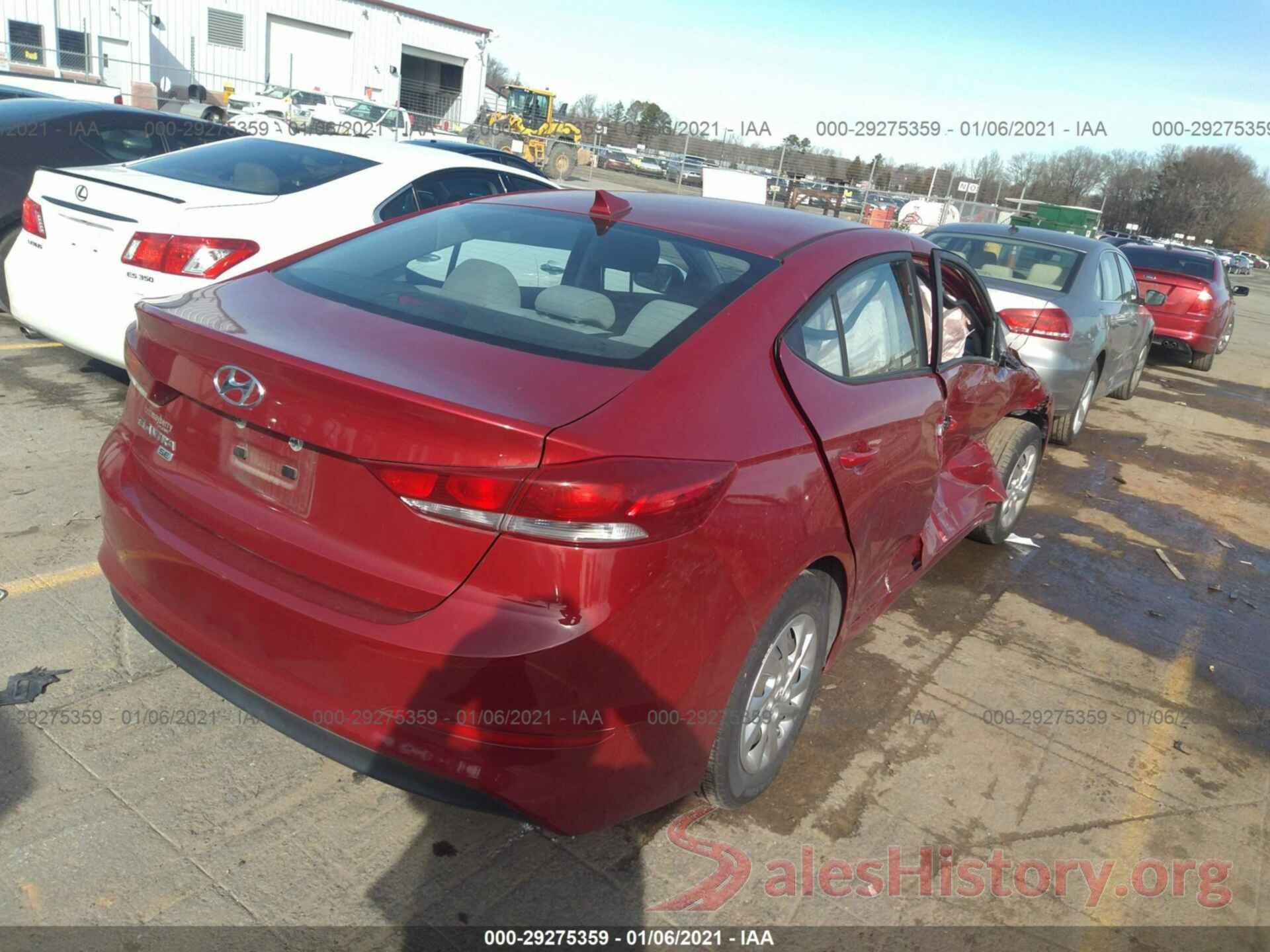 KMHD74LF6HU076231 2017 HYUNDAI ELANTRA