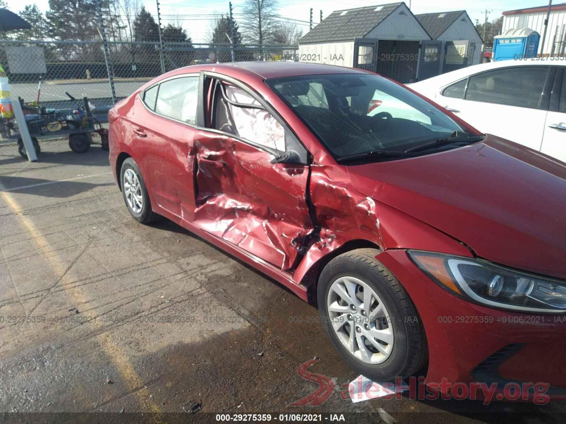 KMHD74LF6HU076231 2017 HYUNDAI ELANTRA