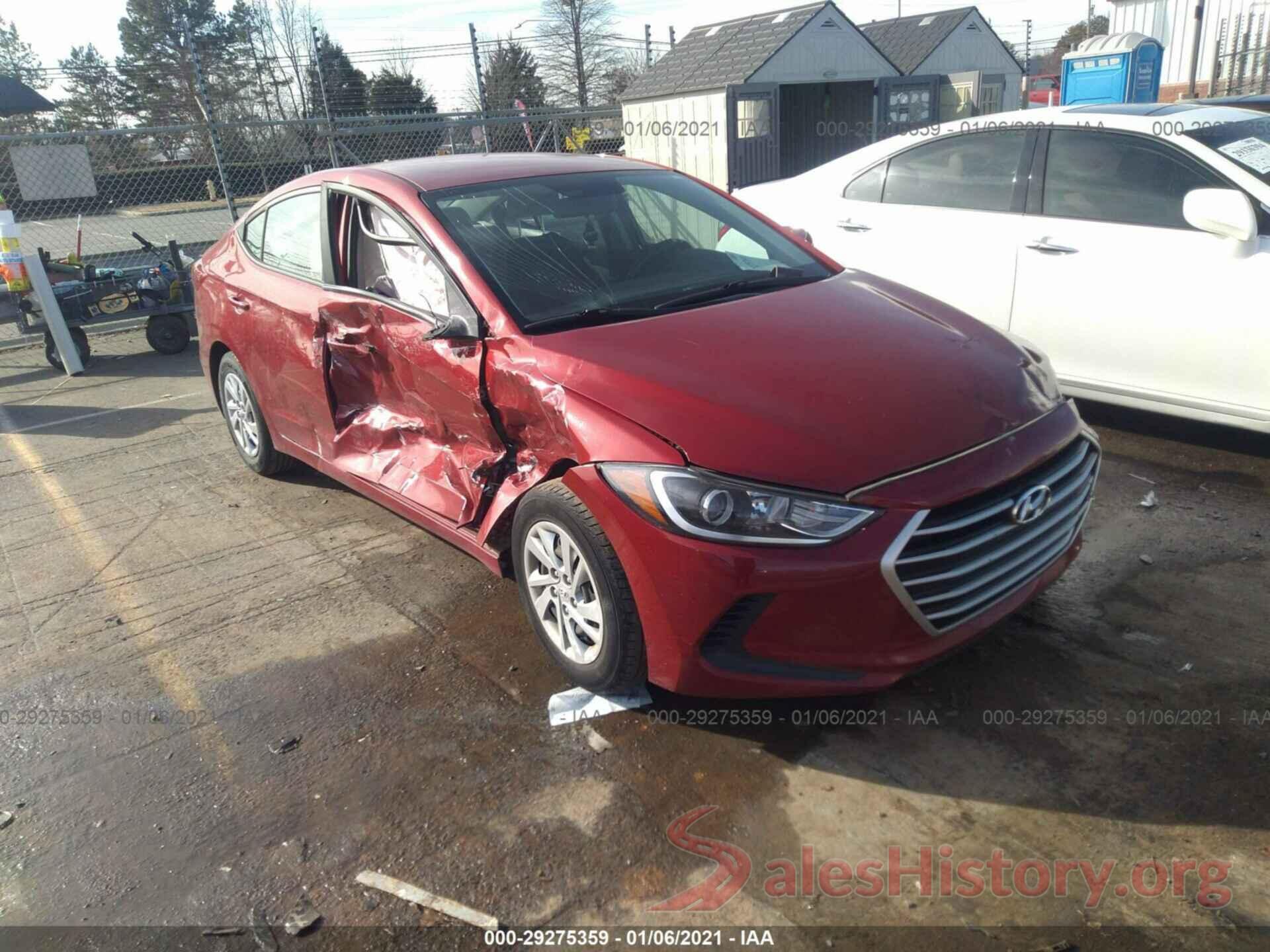 KMHD74LF6HU076231 2017 HYUNDAI ELANTRA