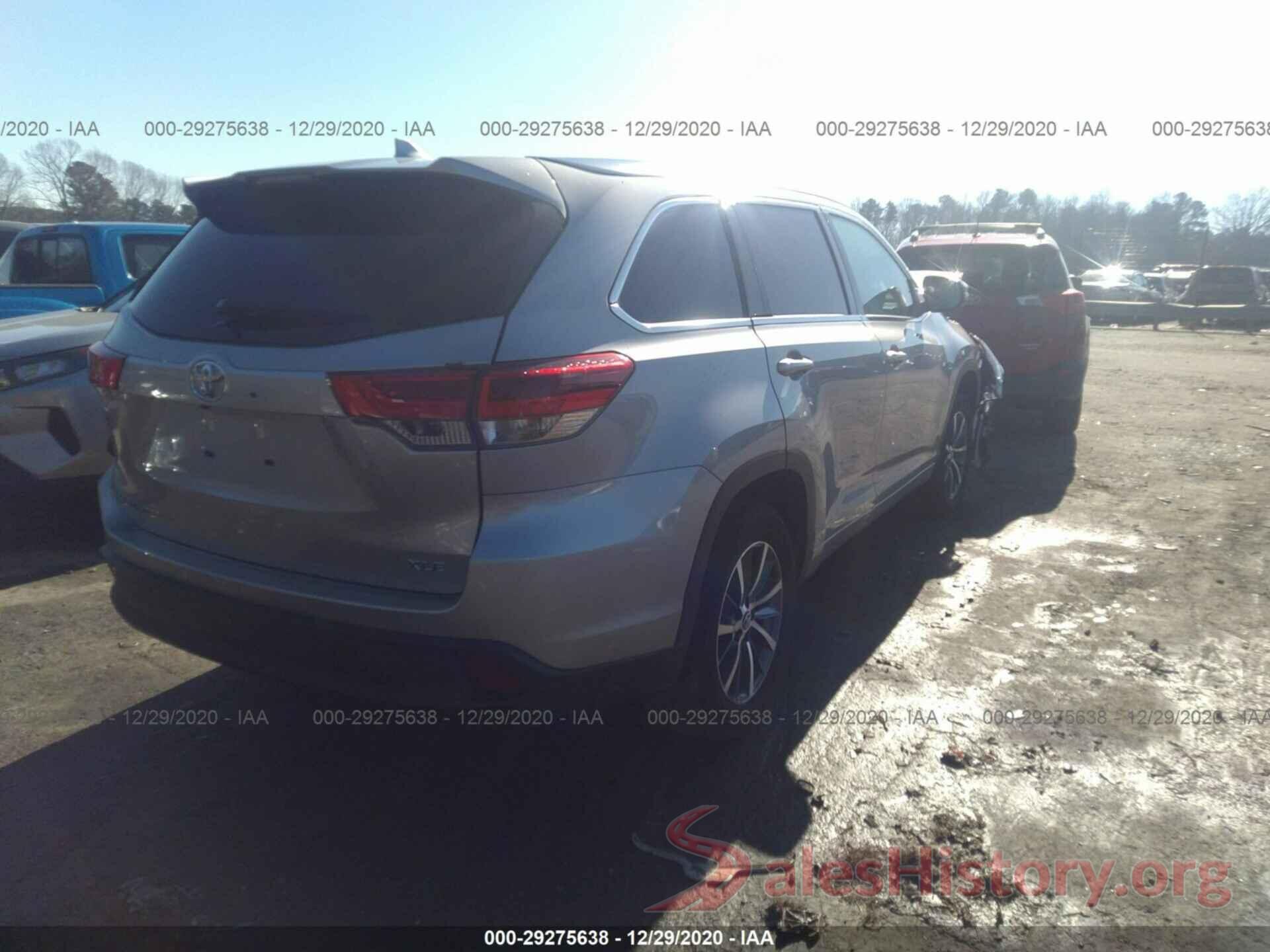 5TDKZRFH9HS194777 2017 TOYOTA HIGHLANDER