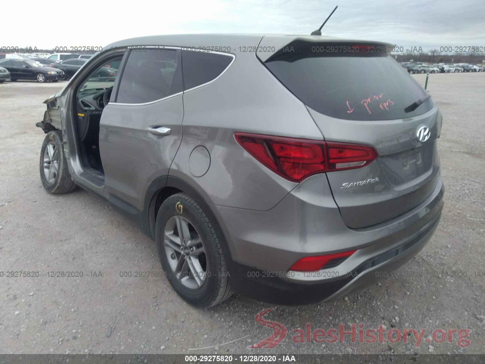 5NMZTDLBXJH072134 2018 HYUNDAI SANTA FE SPORT