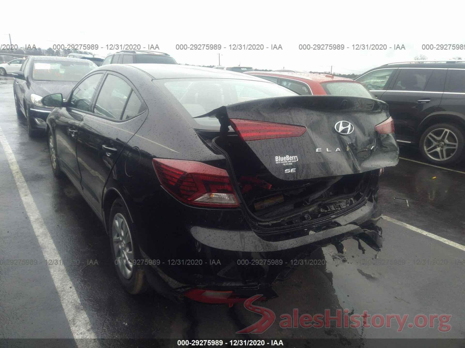 5NPD74LF7LH537167 2020 HYUNDAI ELANTRA