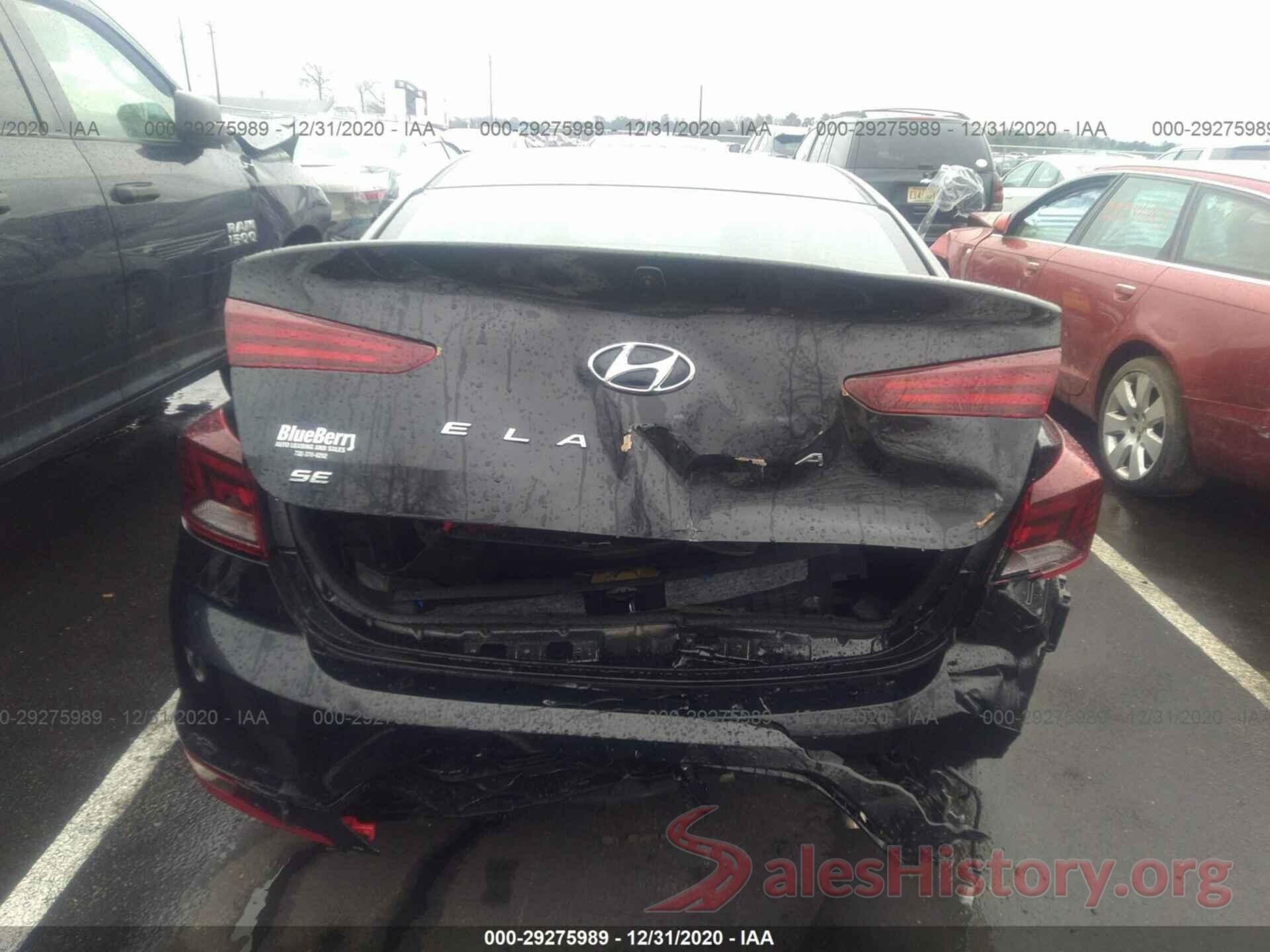 5NPD74LF7LH537167 2020 HYUNDAI ELANTRA