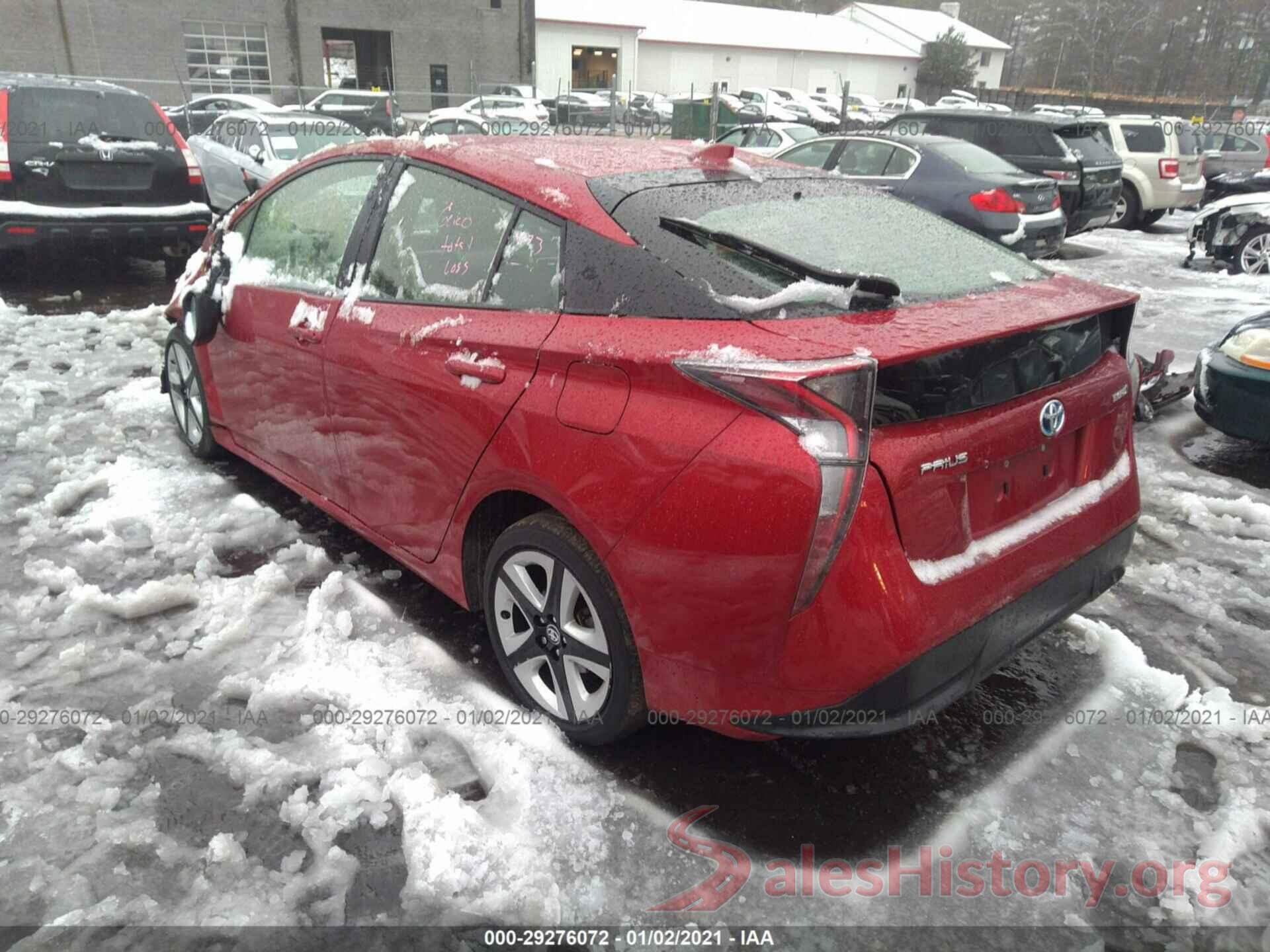 JTDKARFU5G3526573 2016 TOYOTA PRIUS