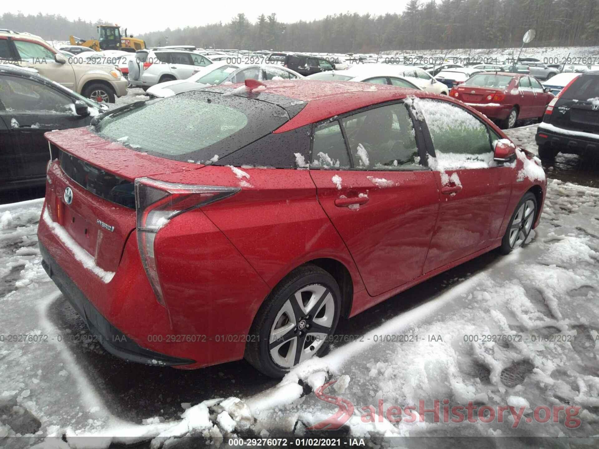 JTDKARFU5G3526573 2016 TOYOTA PRIUS