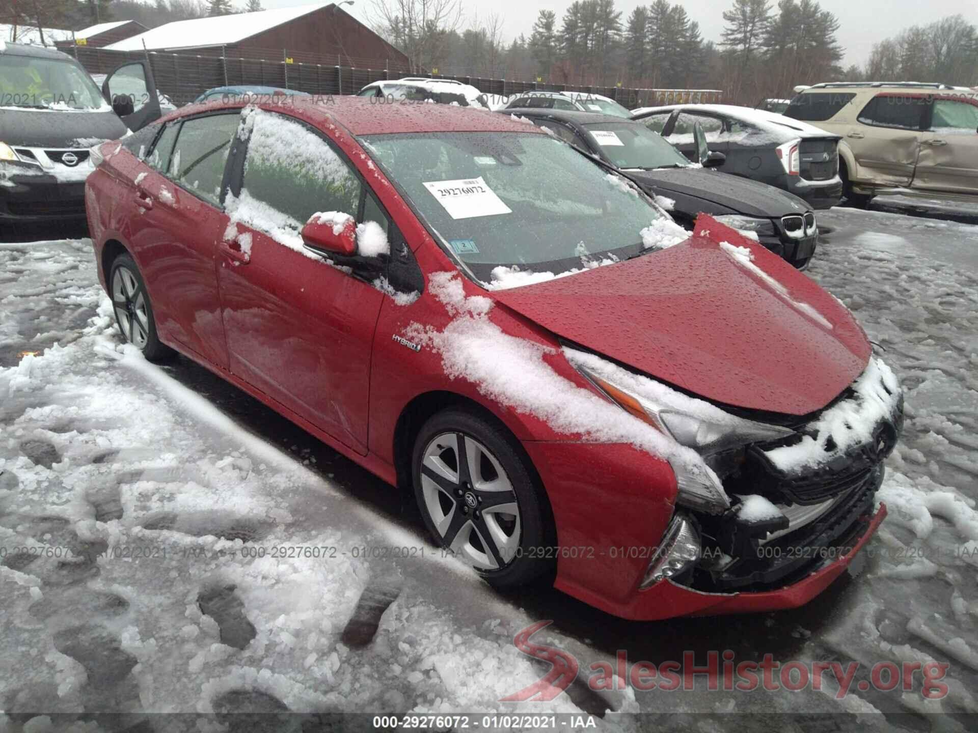 JTDKARFU5G3526573 2016 TOYOTA PRIUS