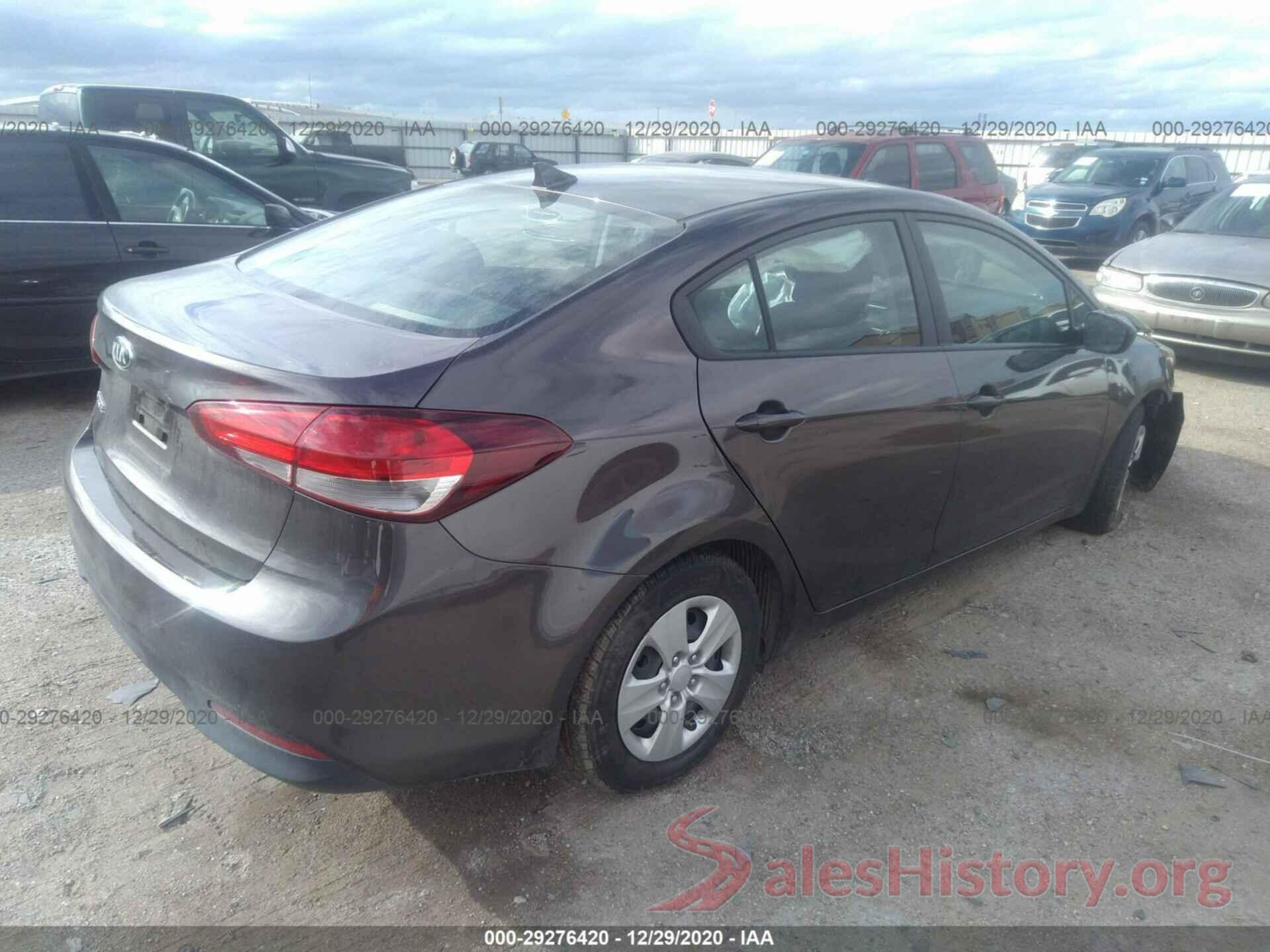 3KPFK4A74HE150770 2017 KIA FORTE