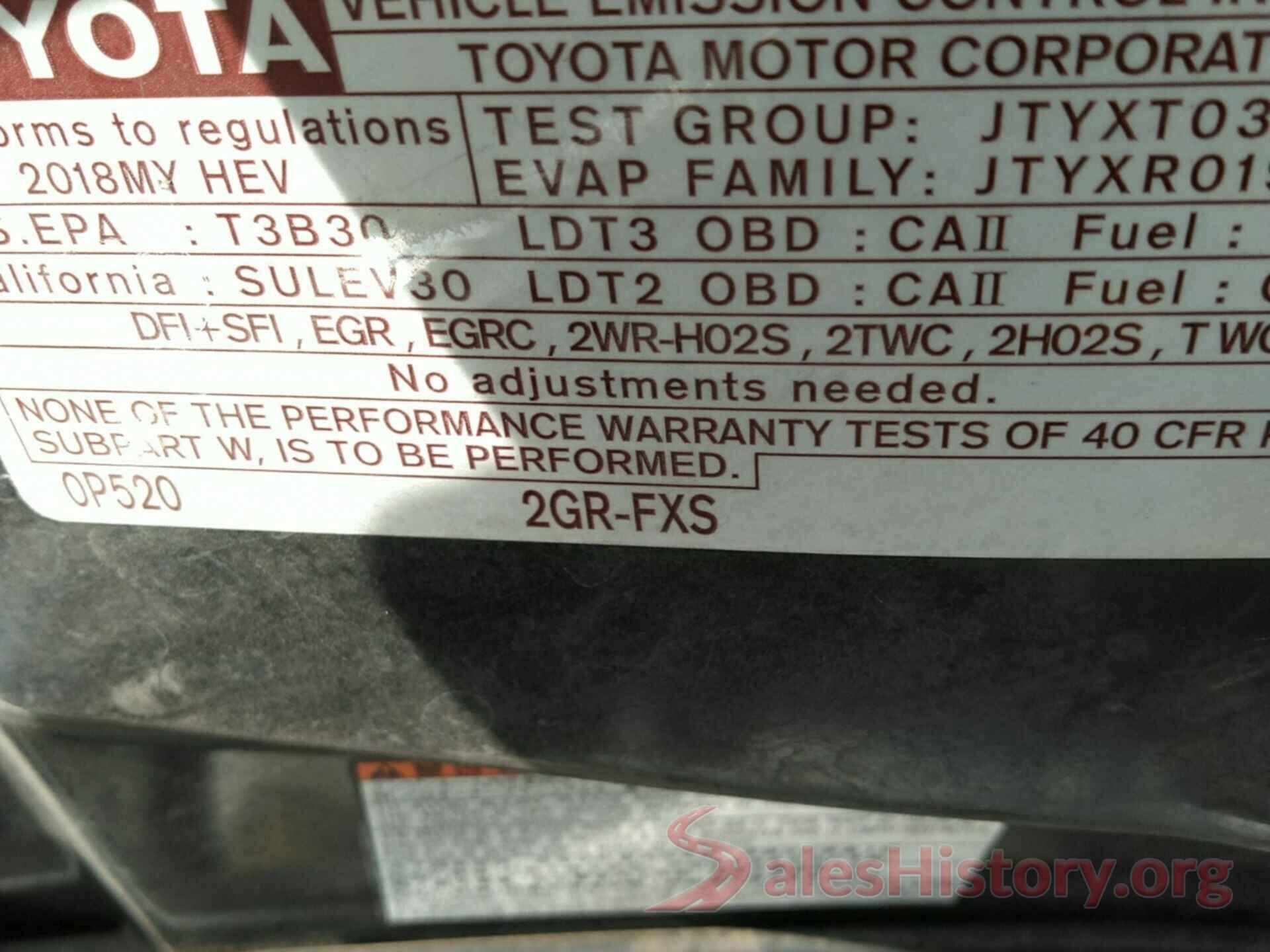 5TDBGRFH3JS050489 2018 TOYOTA HIGHLANDER