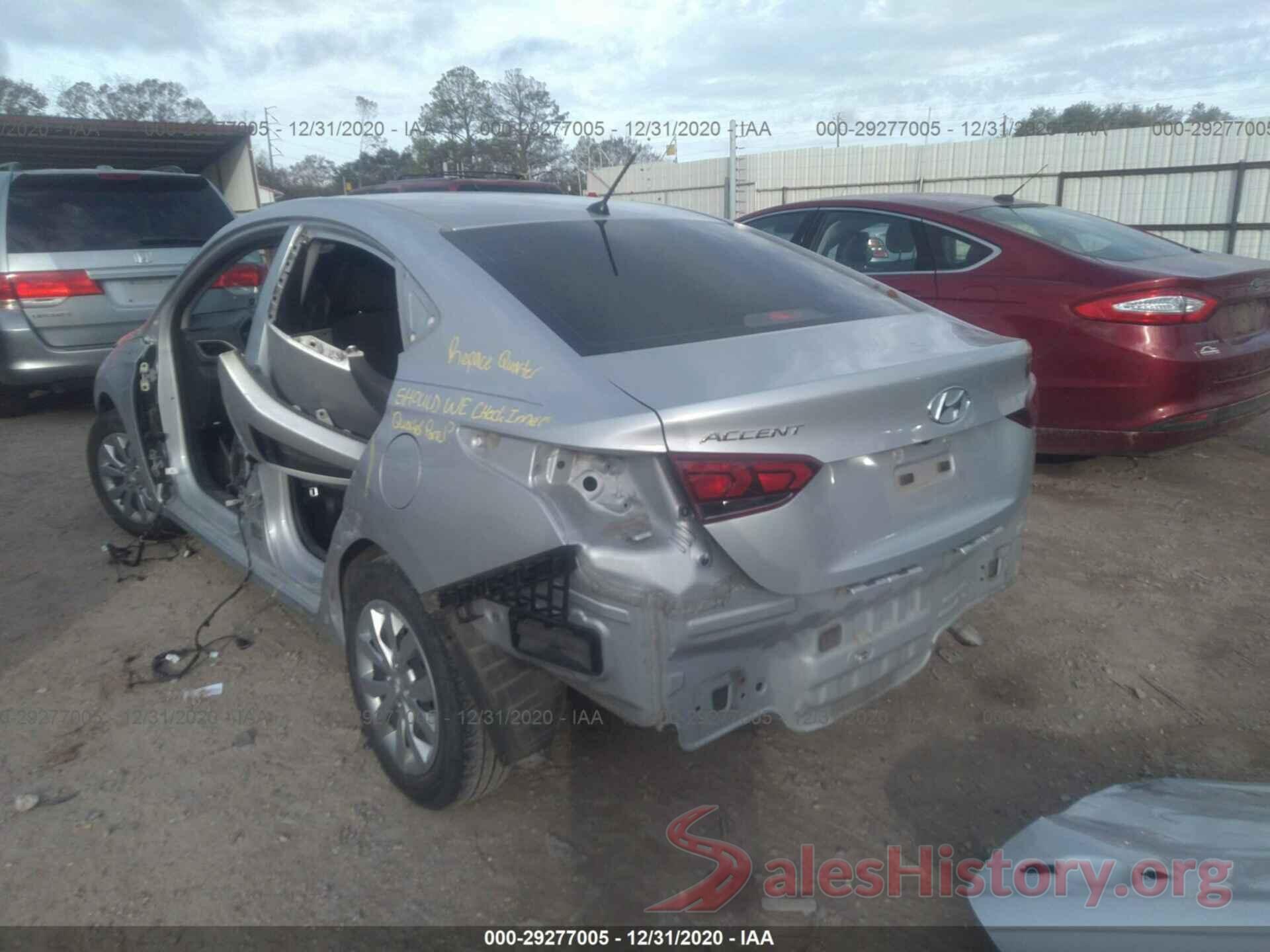 3KPC24A31JE017440 2018 HYUNDAI ACCENT