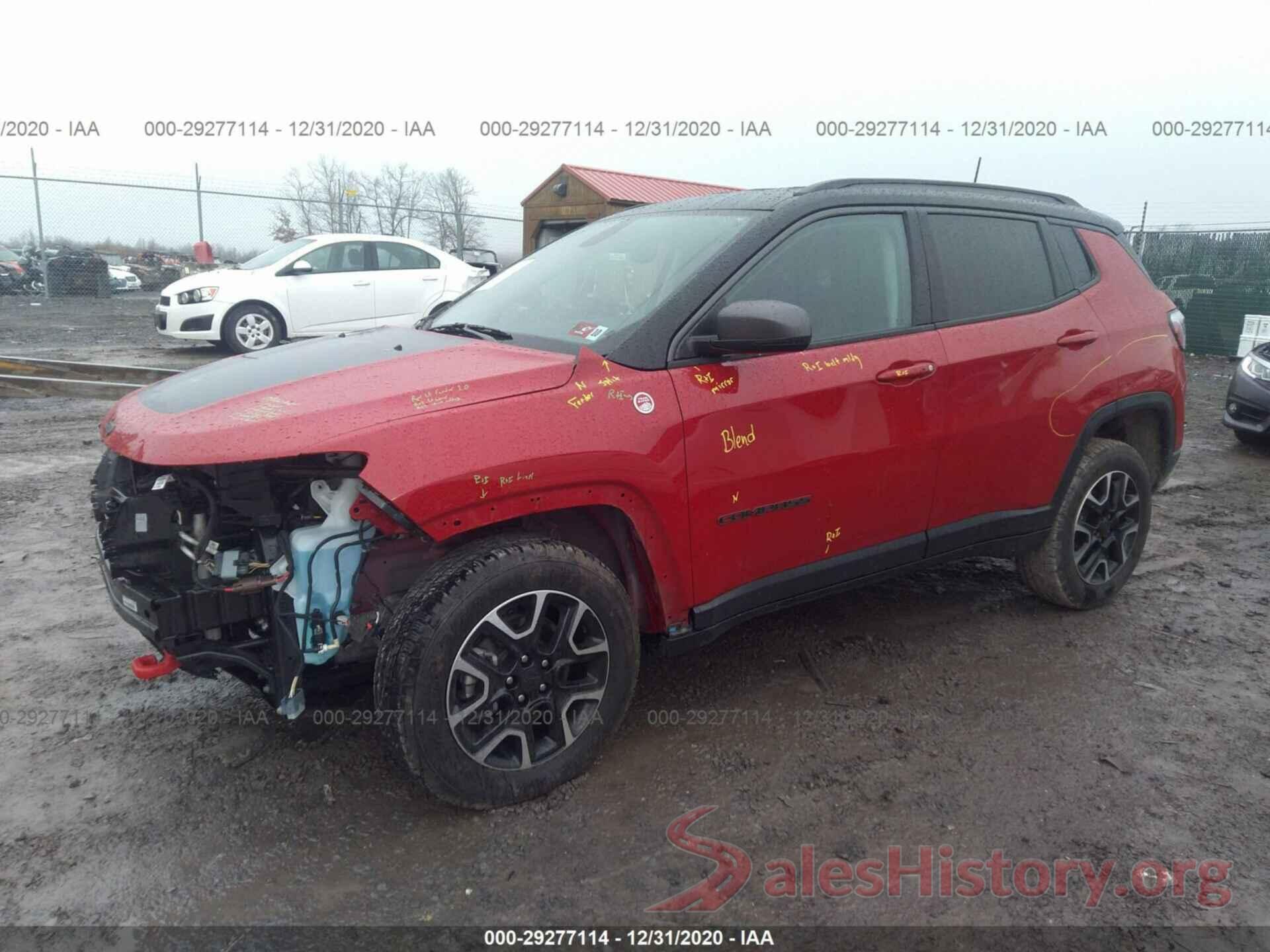 3C4NJDDBXLT123673 2020 JEEP COMPASS