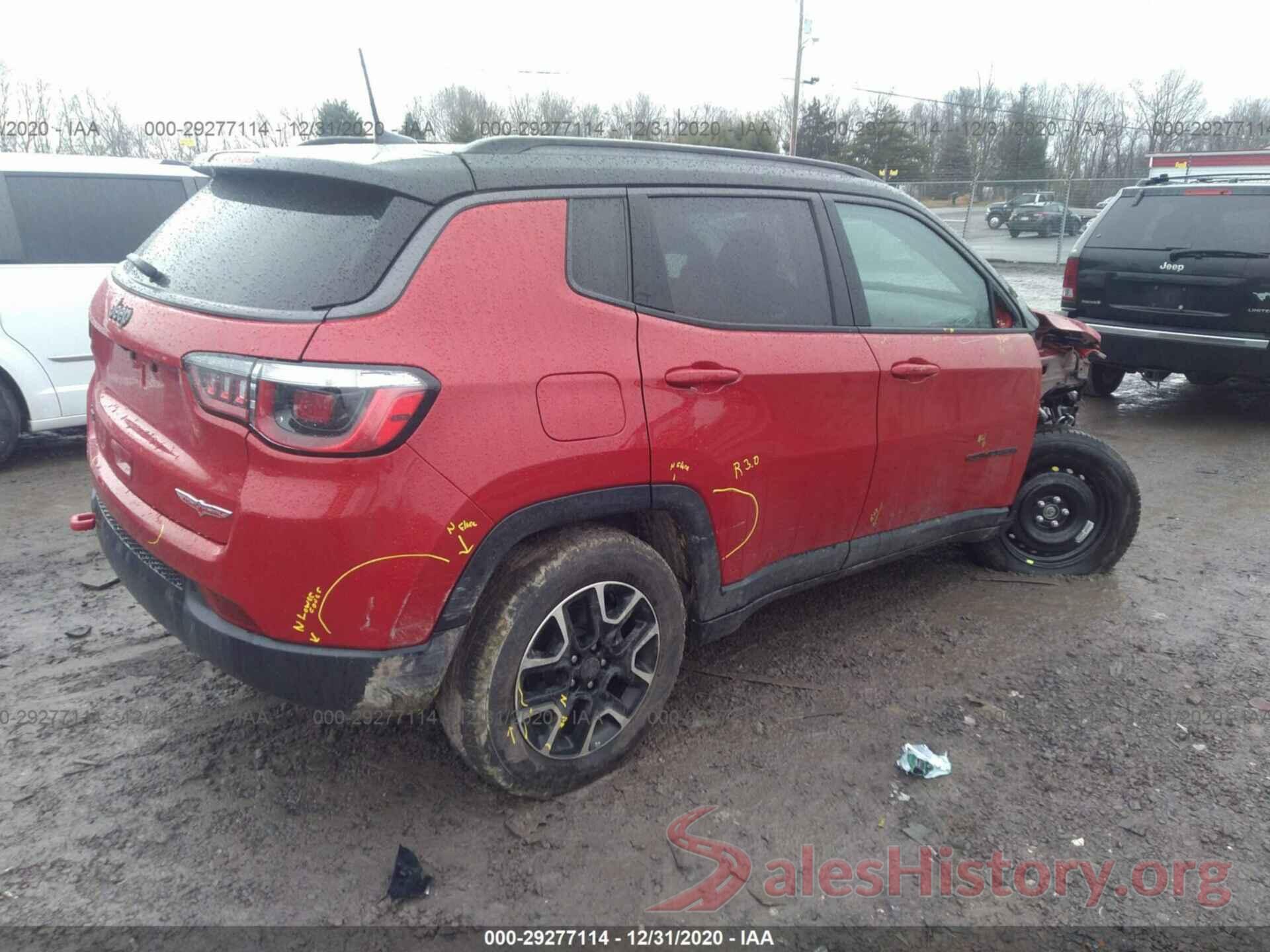 3C4NJDDBXLT123673 2020 JEEP COMPASS