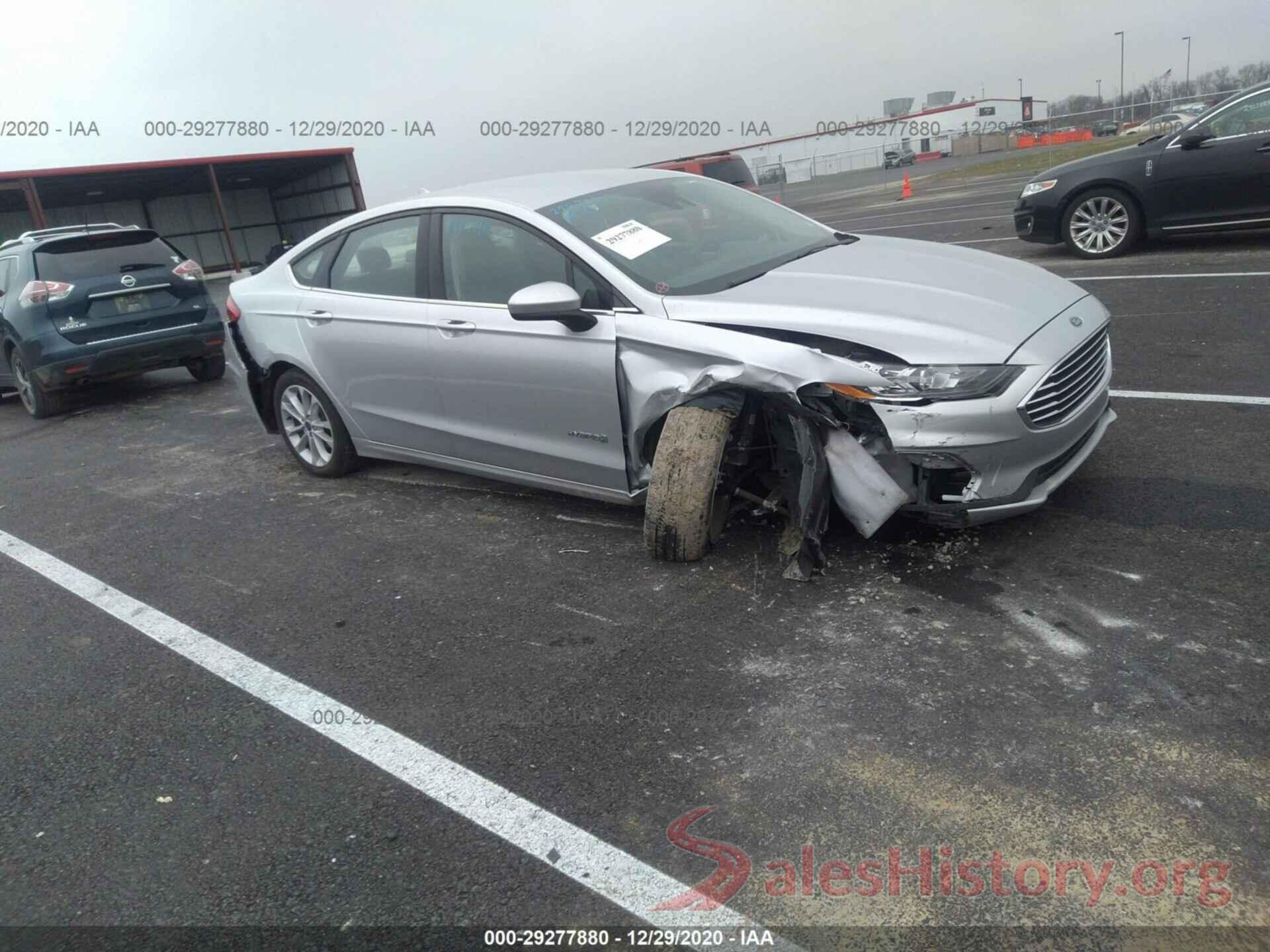 3FA6P0LU4KR256932 2019 FORD FUSION HYBRID