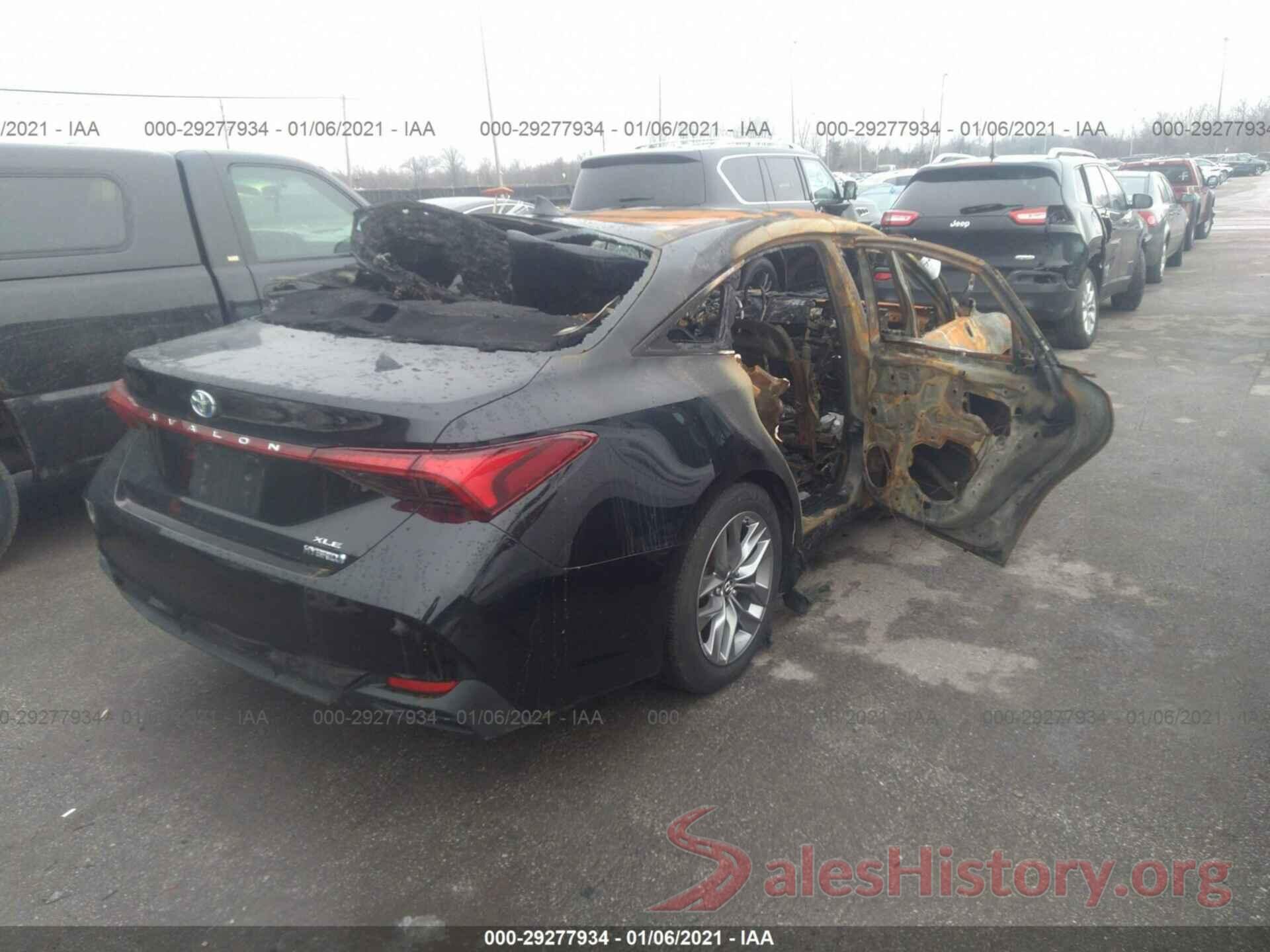 4T1B21FB2KU006231 2019 TOYOTA AVALON