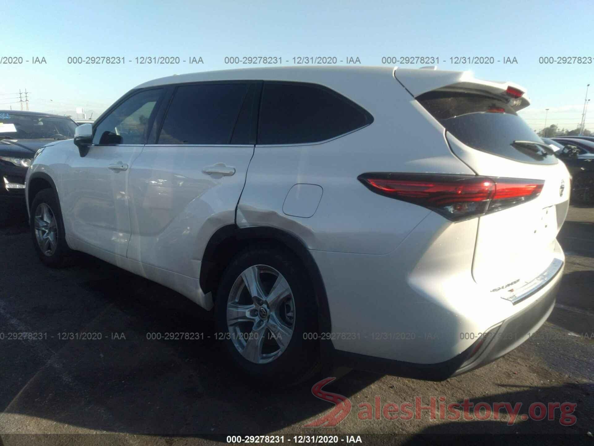 5TDZZRAH8LS505159 2020 TOYOTA HIGHLANDER