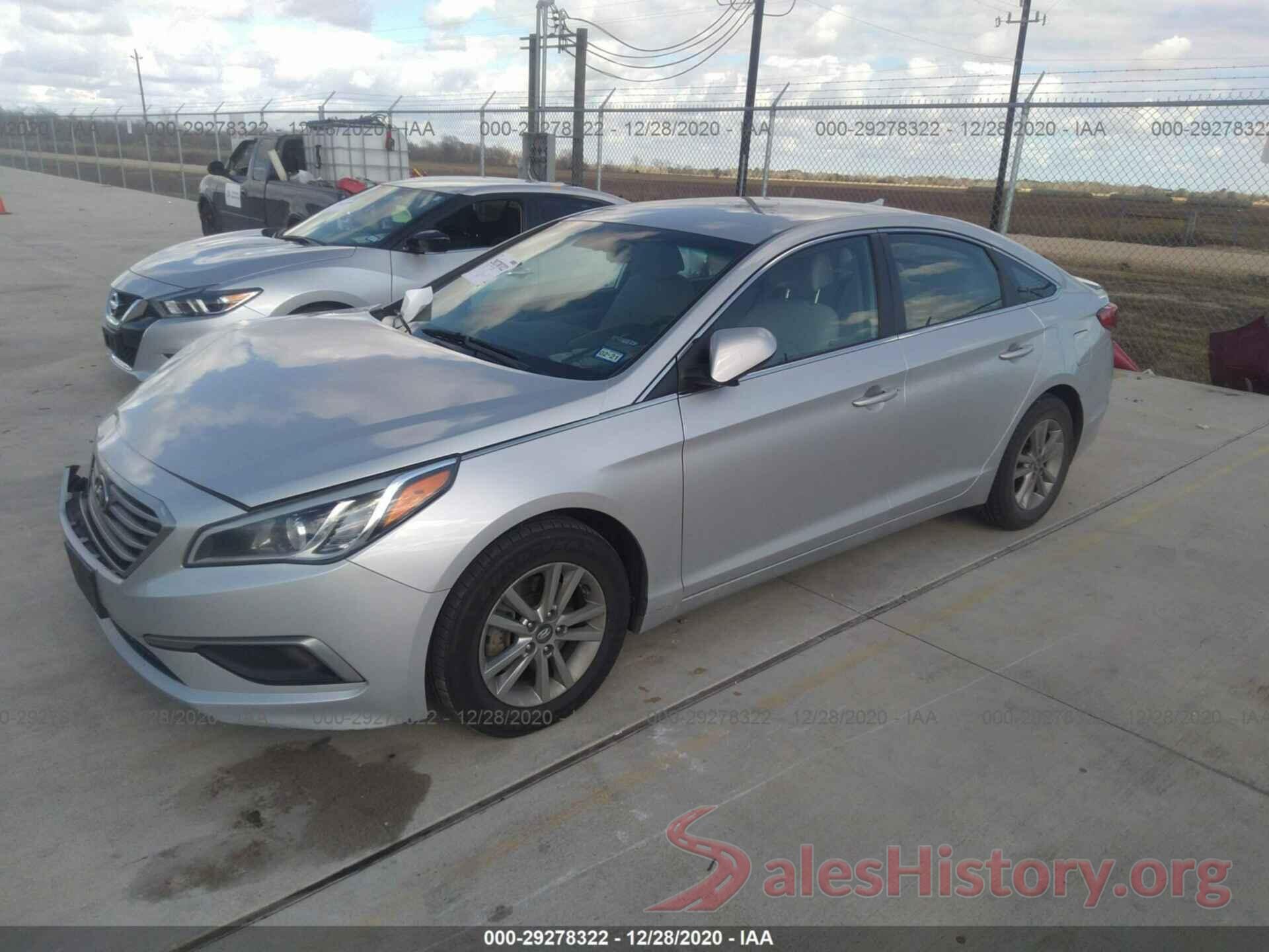 5NPE24AF7GH387203 2016 HYUNDAI SONATA