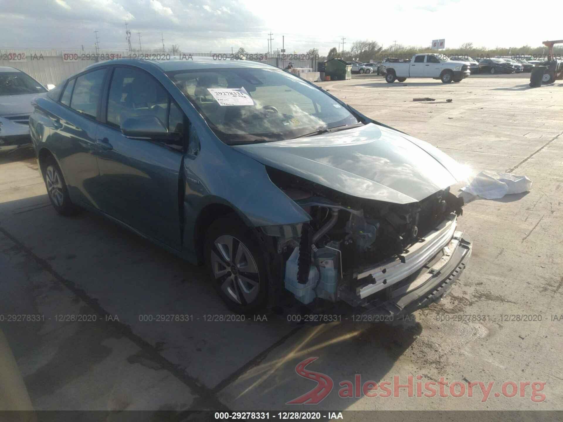 JTDKBRFU2H3047283 2017 TOYOTA PRIUS