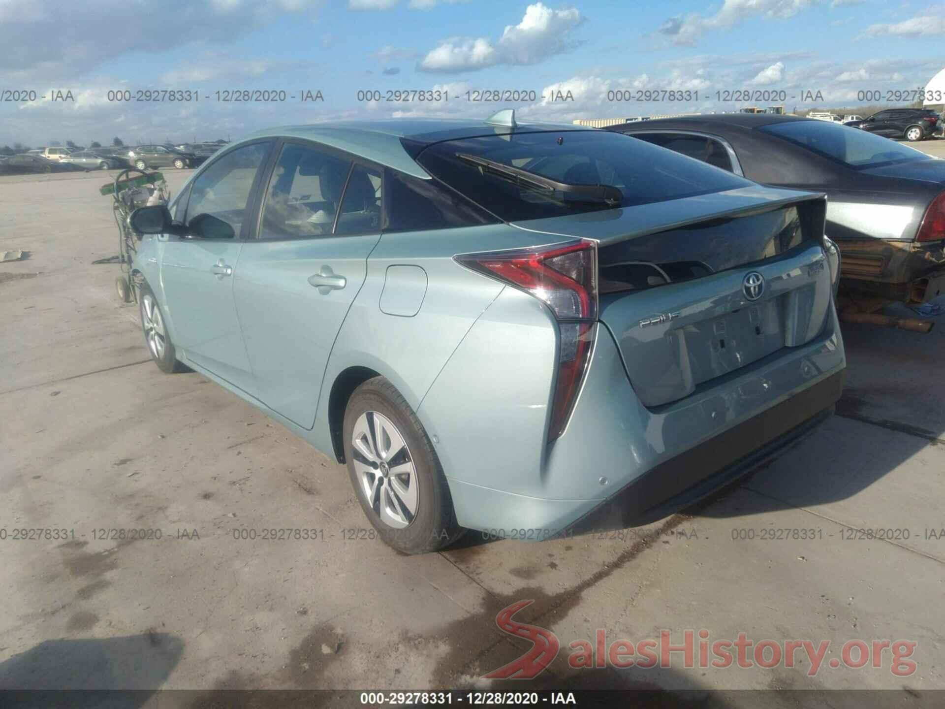 JTDKBRFU2H3047283 2017 TOYOTA PRIUS