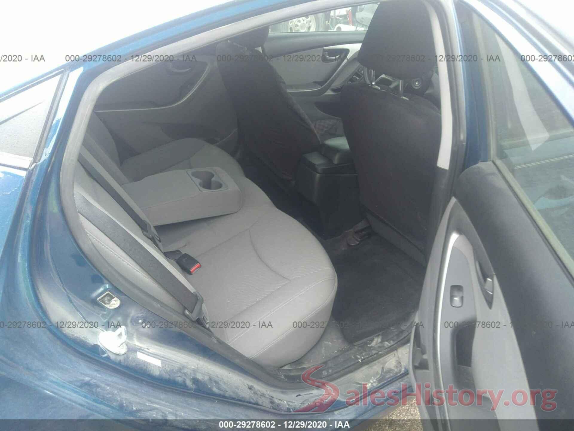 KMHDH4AEXGU601491 2016 HYUNDAI ELANTRA