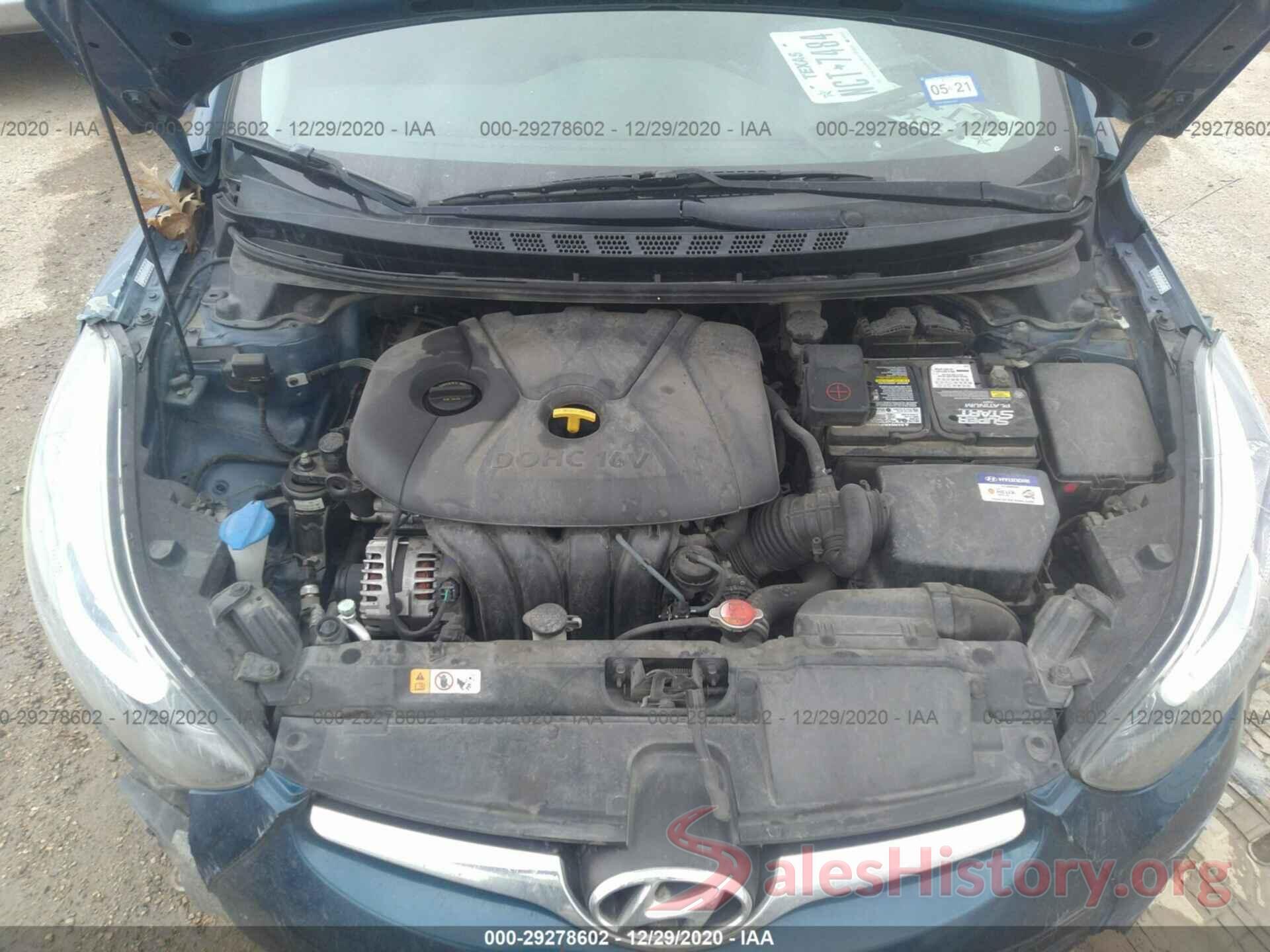 KMHDH4AEXGU601491 2016 HYUNDAI ELANTRA