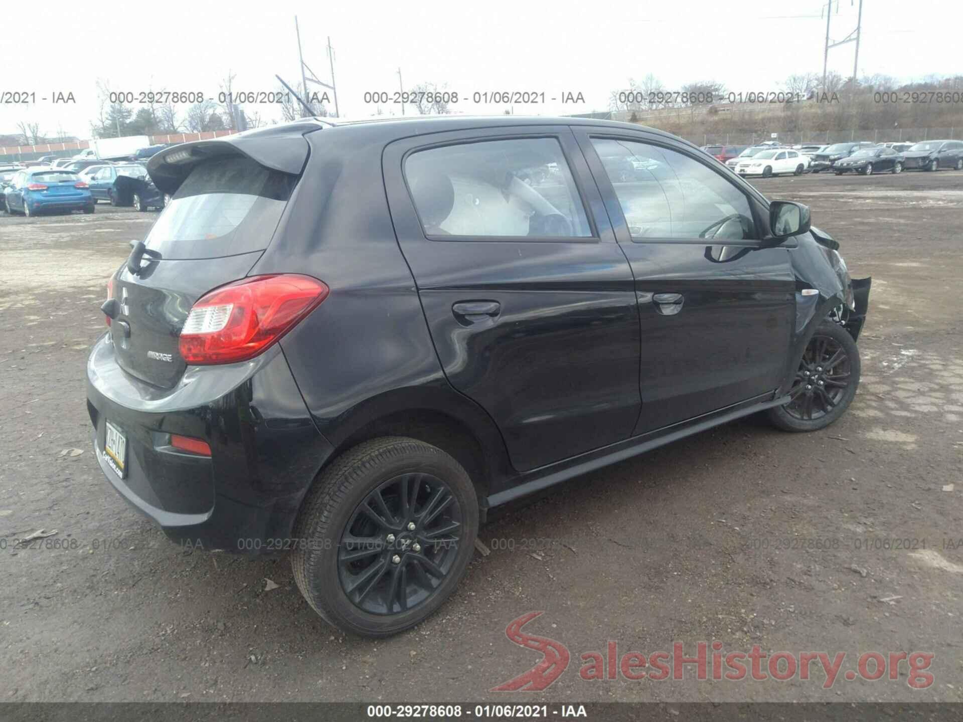 ML32A5HJXKH011658 2019 MITSUBISHI MIRAGE