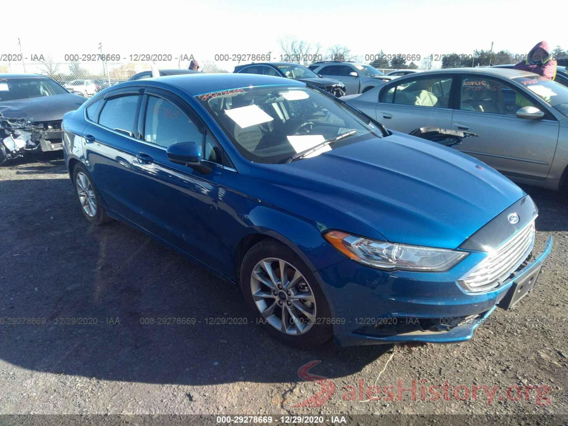 3FA6P0HD4HR340153 2017 FORD FUSION