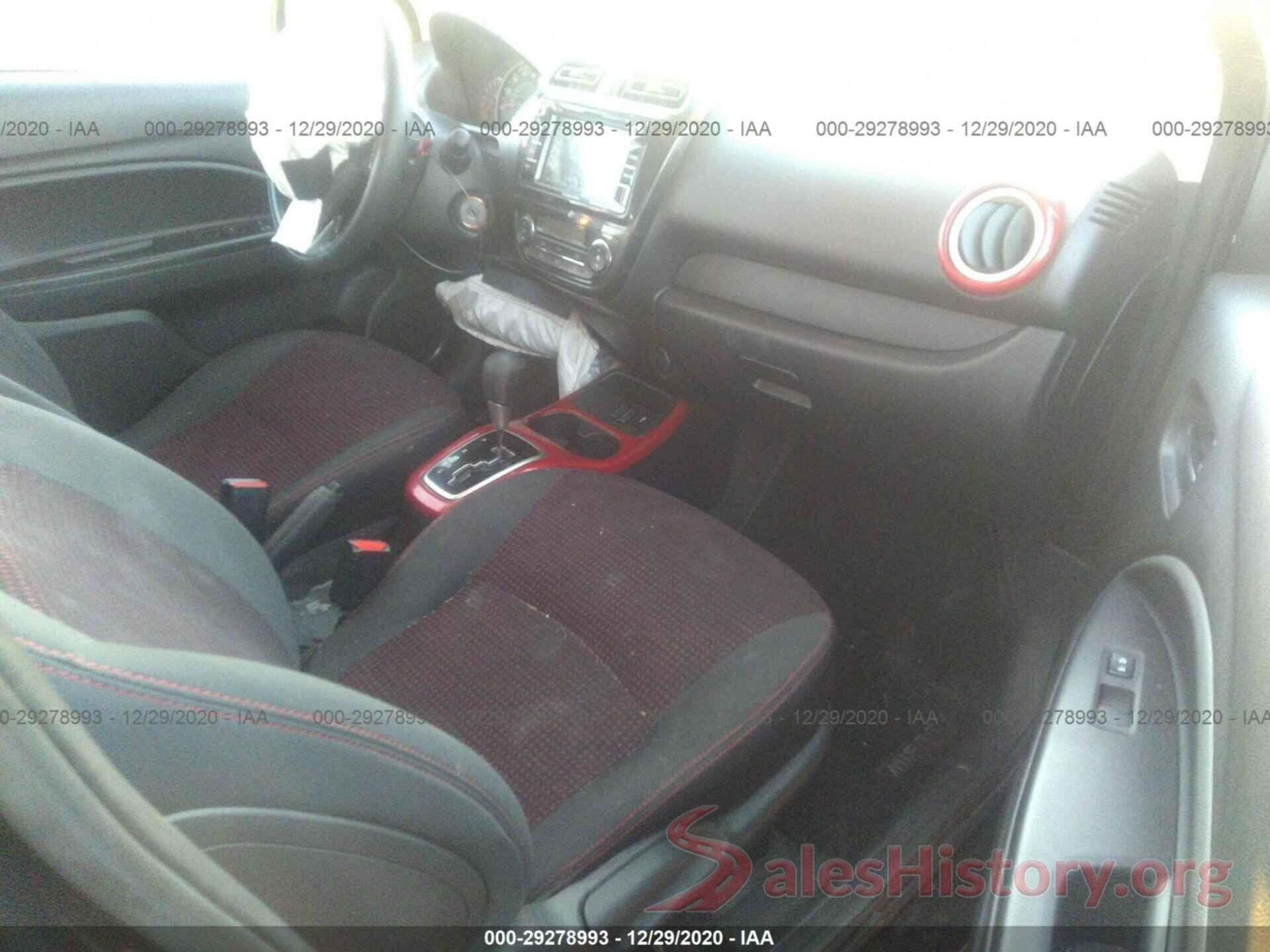 ML32A5HJ2LH007217 2020 MITSUBISHI MIRAGE