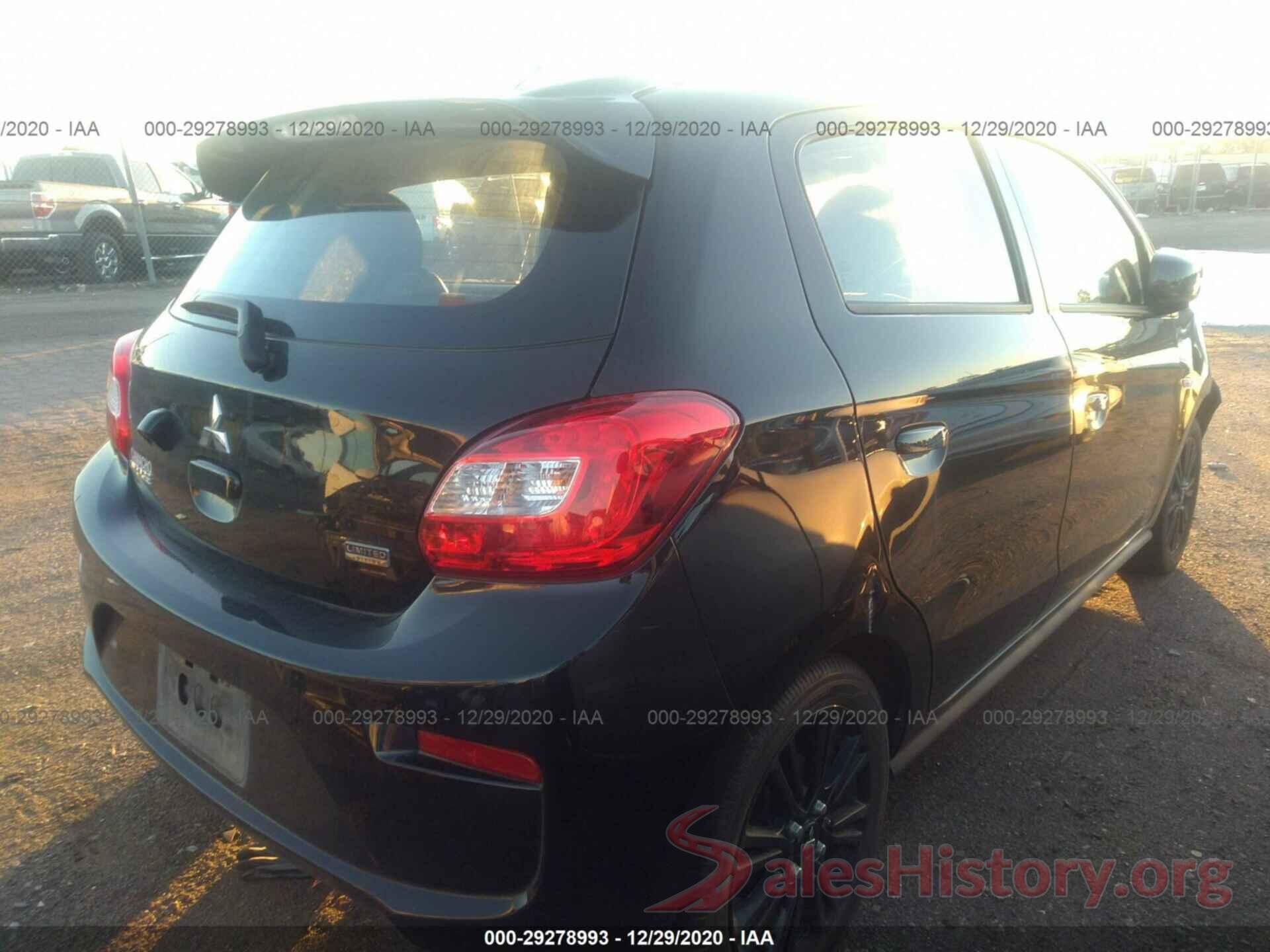 ML32A5HJ2LH007217 2020 MITSUBISHI MIRAGE