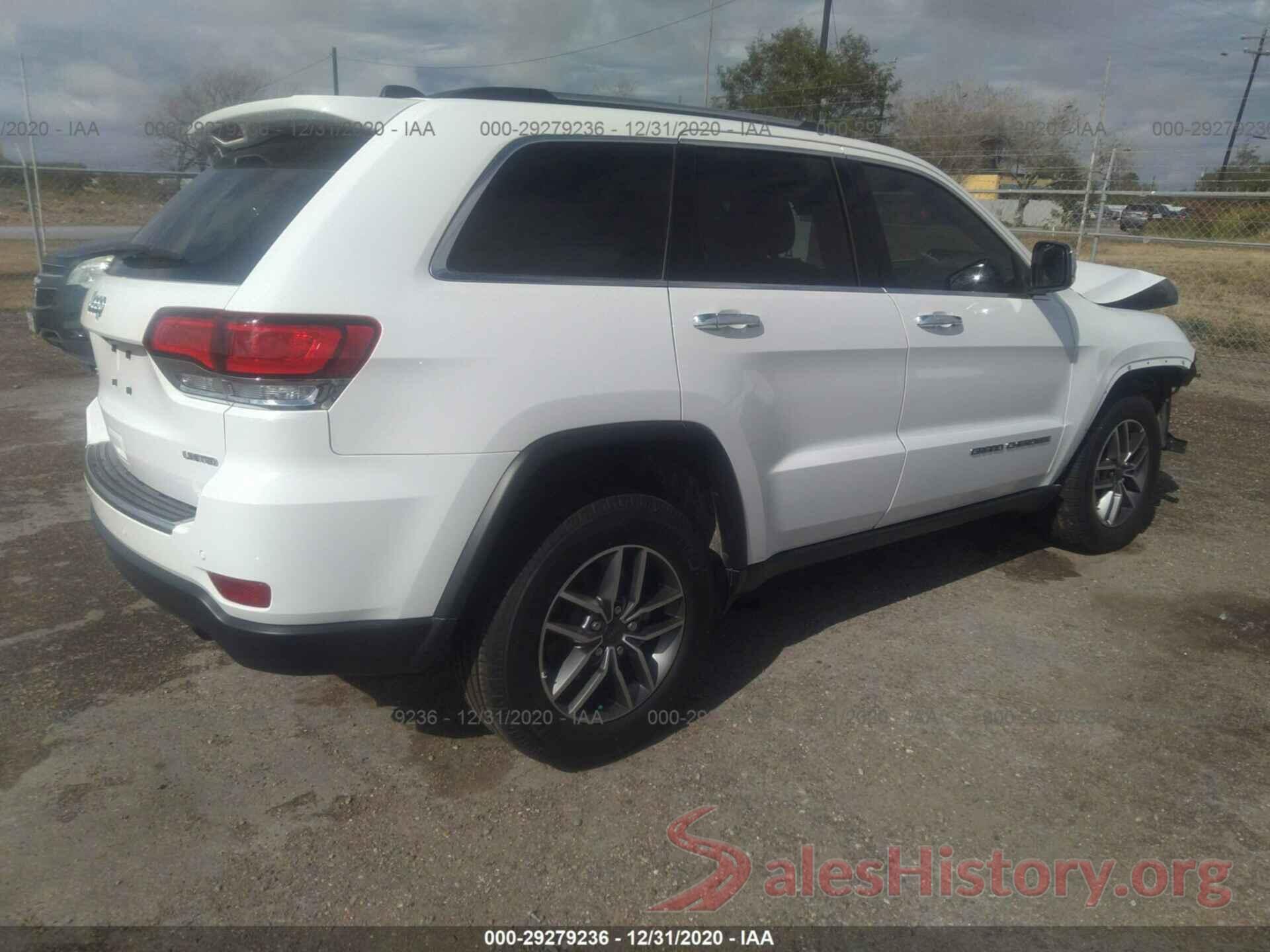 1C4RJEBG7LC379772 2020 JEEP GRAND CHEROKEE