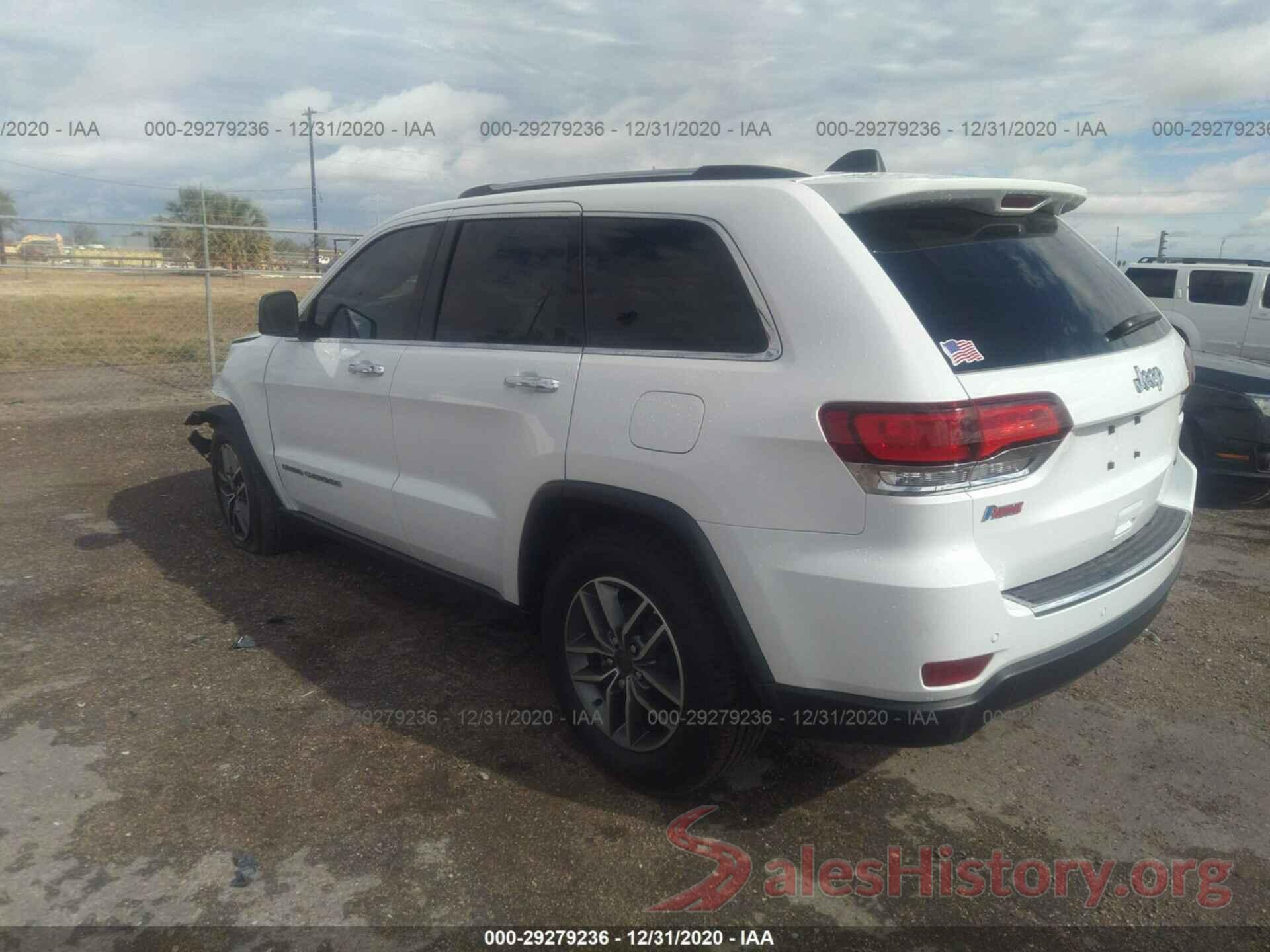 1C4RJEBG7LC379772 2020 JEEP GRAND CHEROKEE